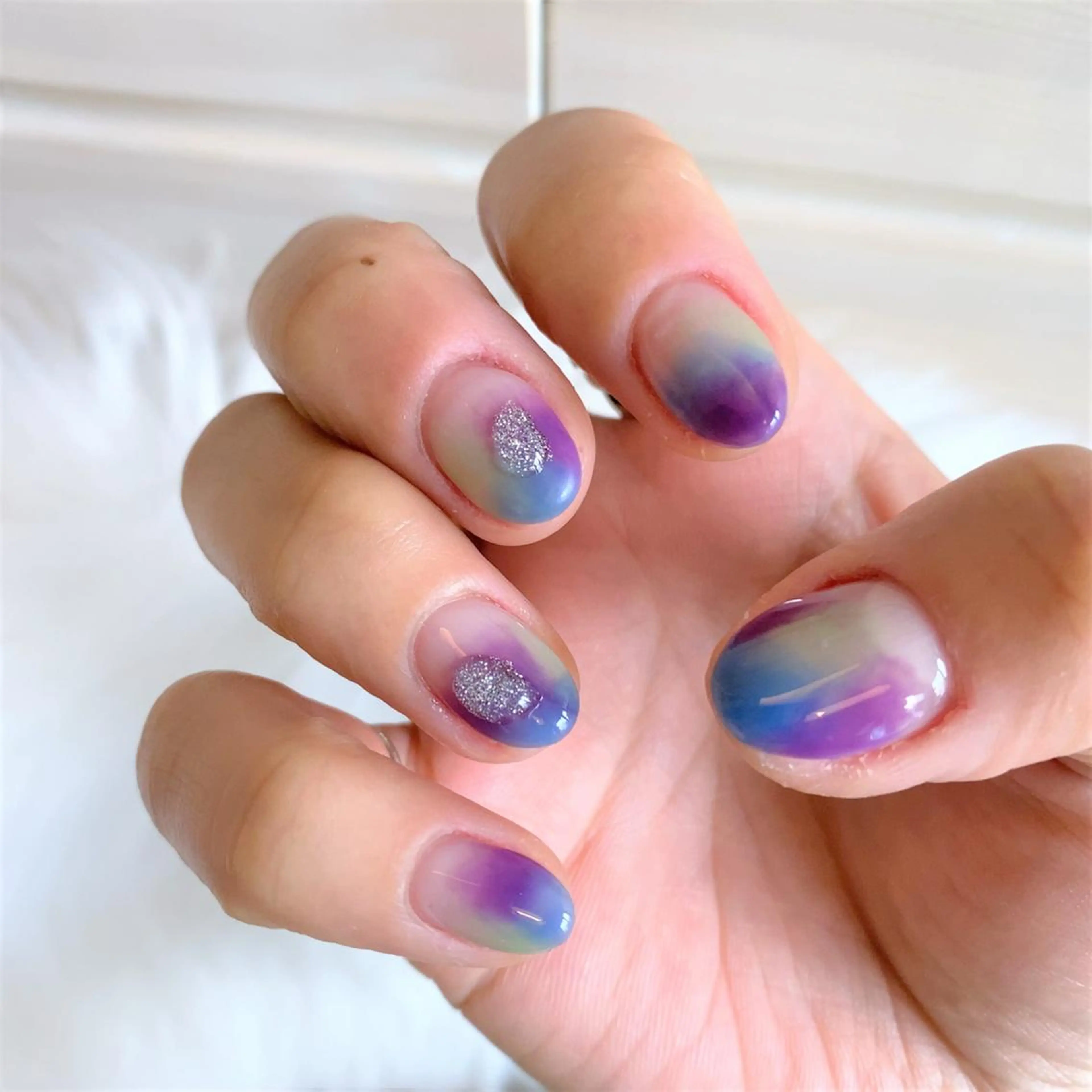 ネイル 大理石ネイル(マーブル) ハンドネイル Alohana所属・Alohana Minaのネイルデザイン