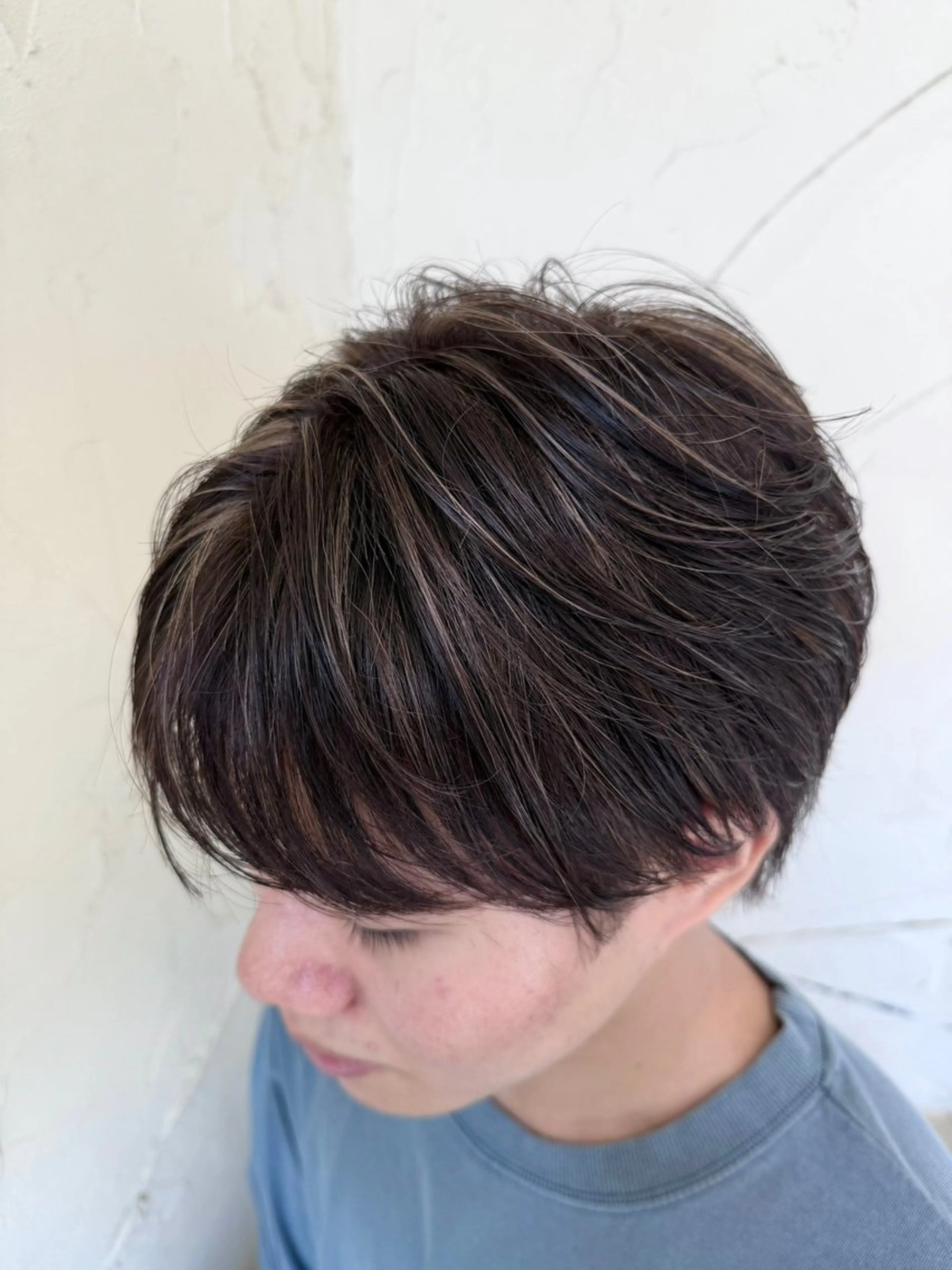 ショート カラー メンズ メンズハイライト ハイライトカラー ハイライト カット ヘアカラー メンズ特化/パーマ指 名No.1/百瀬太郎のヘアスタイル