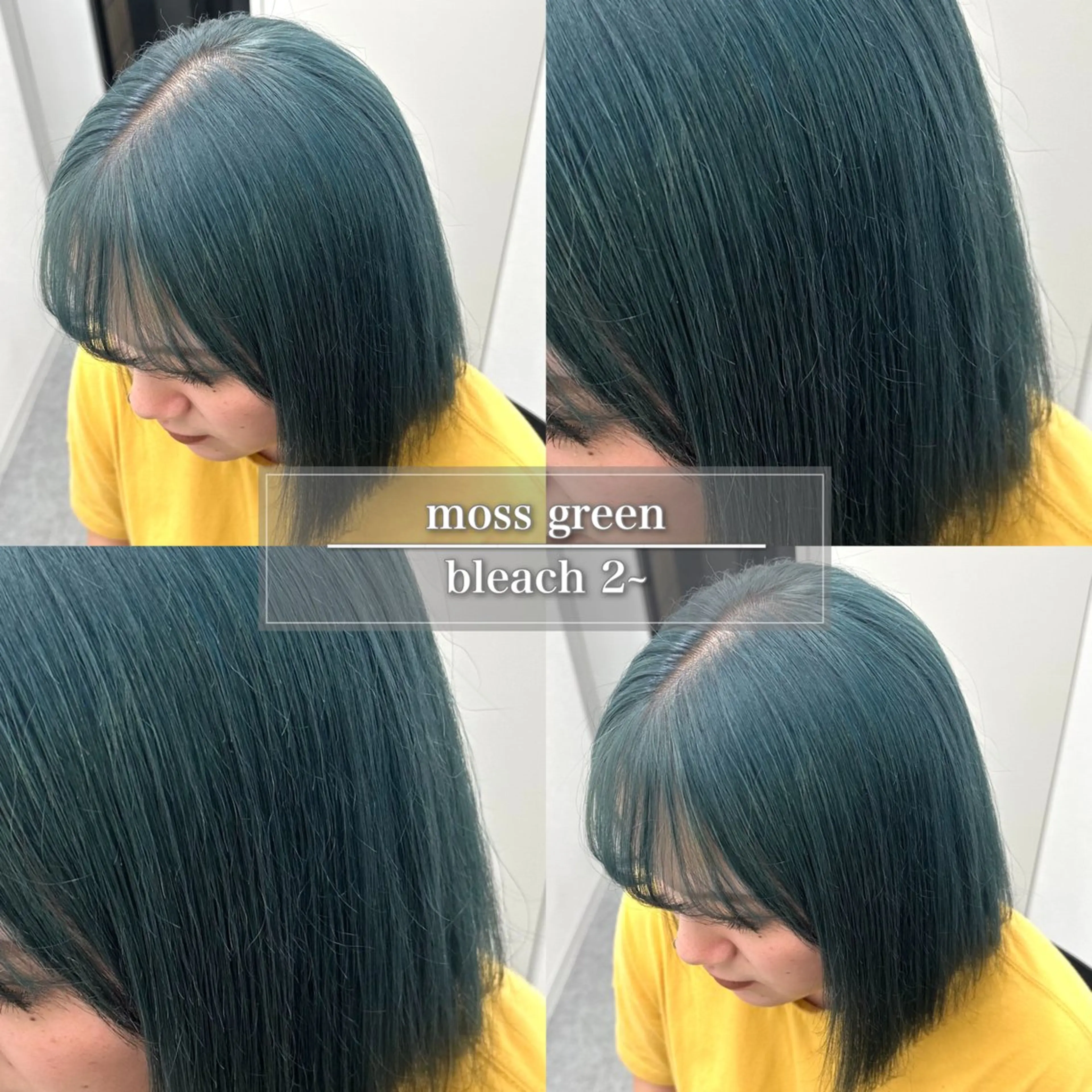 ミディアム カラー アッシュ ベージュカラー ブリーチ ブルーカラー ブルーアッシュ ヘアカラー トリートメント ハイトーン/ 髪質改善/上質艶髪のヘアスタイル