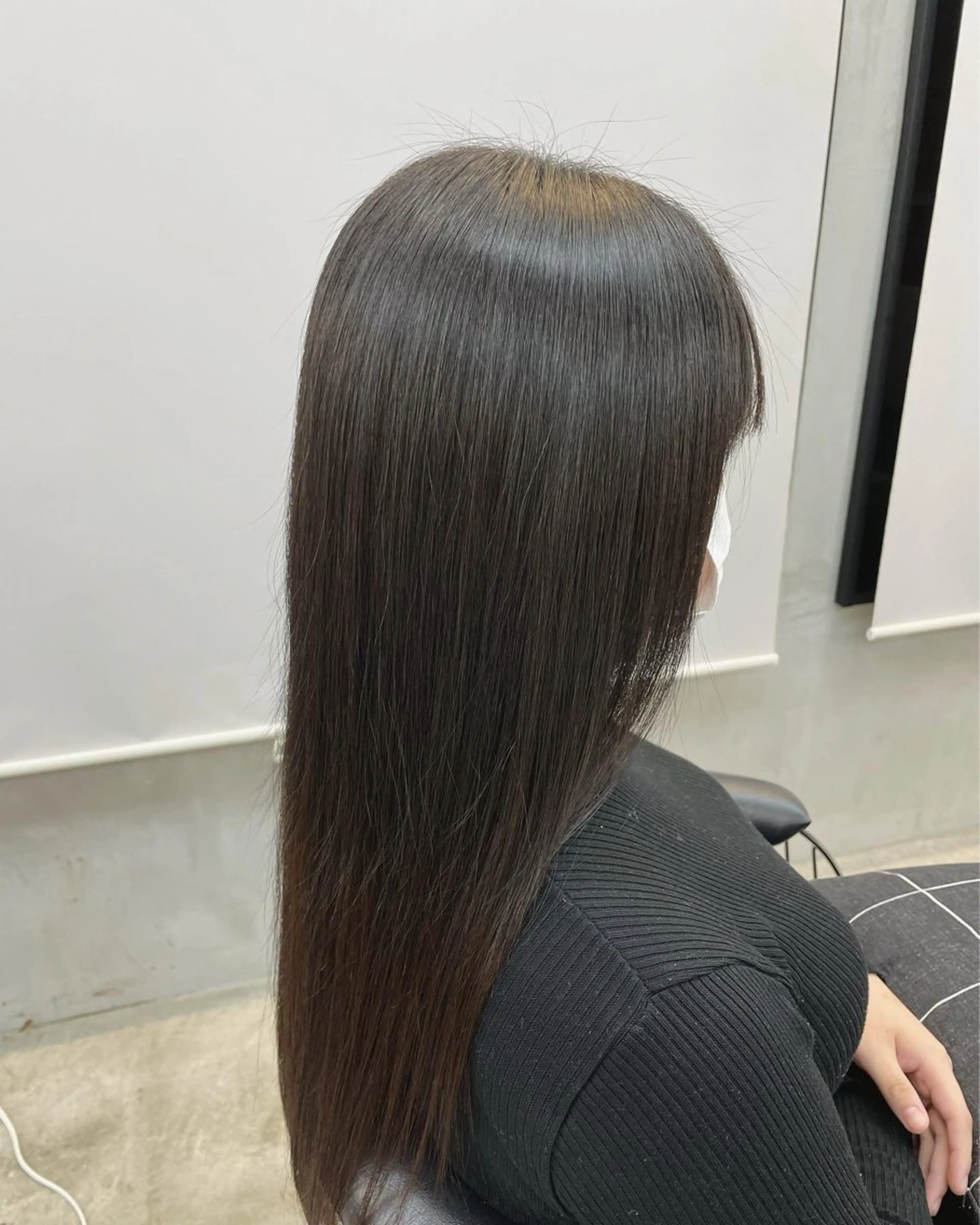 【⭐️ミニモ限定メニュー⭐️】カット＋縮毛矯正＋髪質改善トリートメントの写真