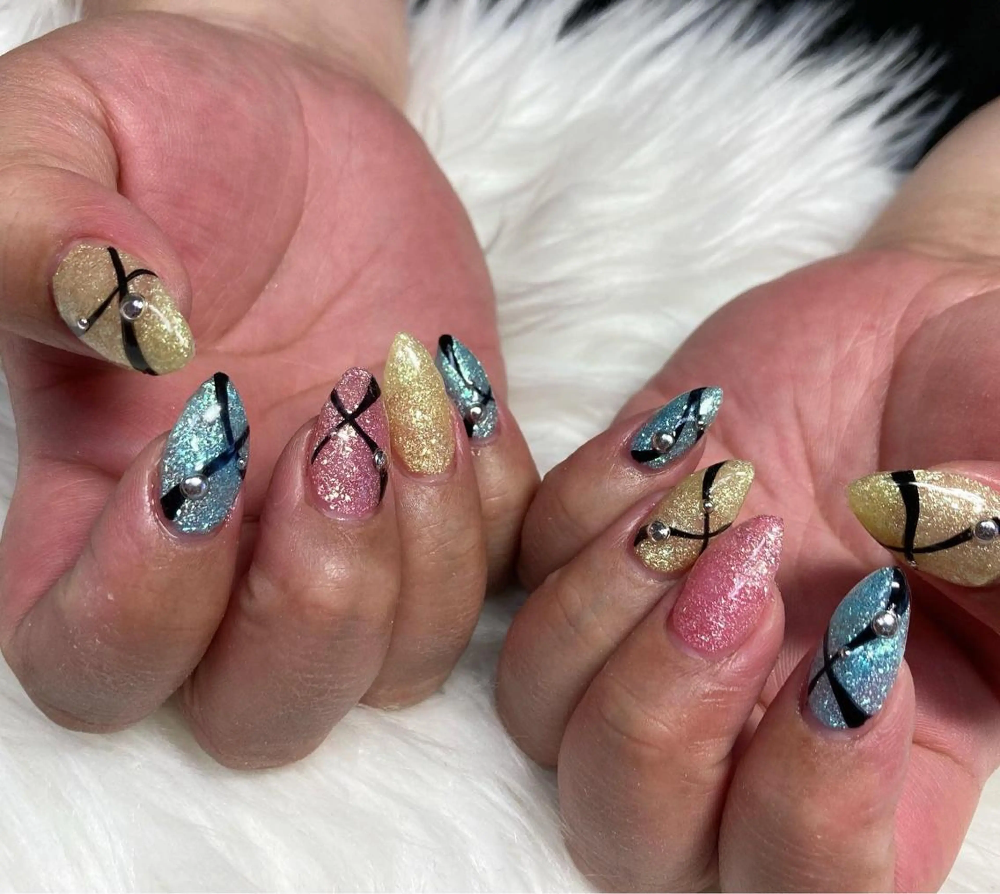 ミディアム ネイル nail yukkoのネイルデザイン