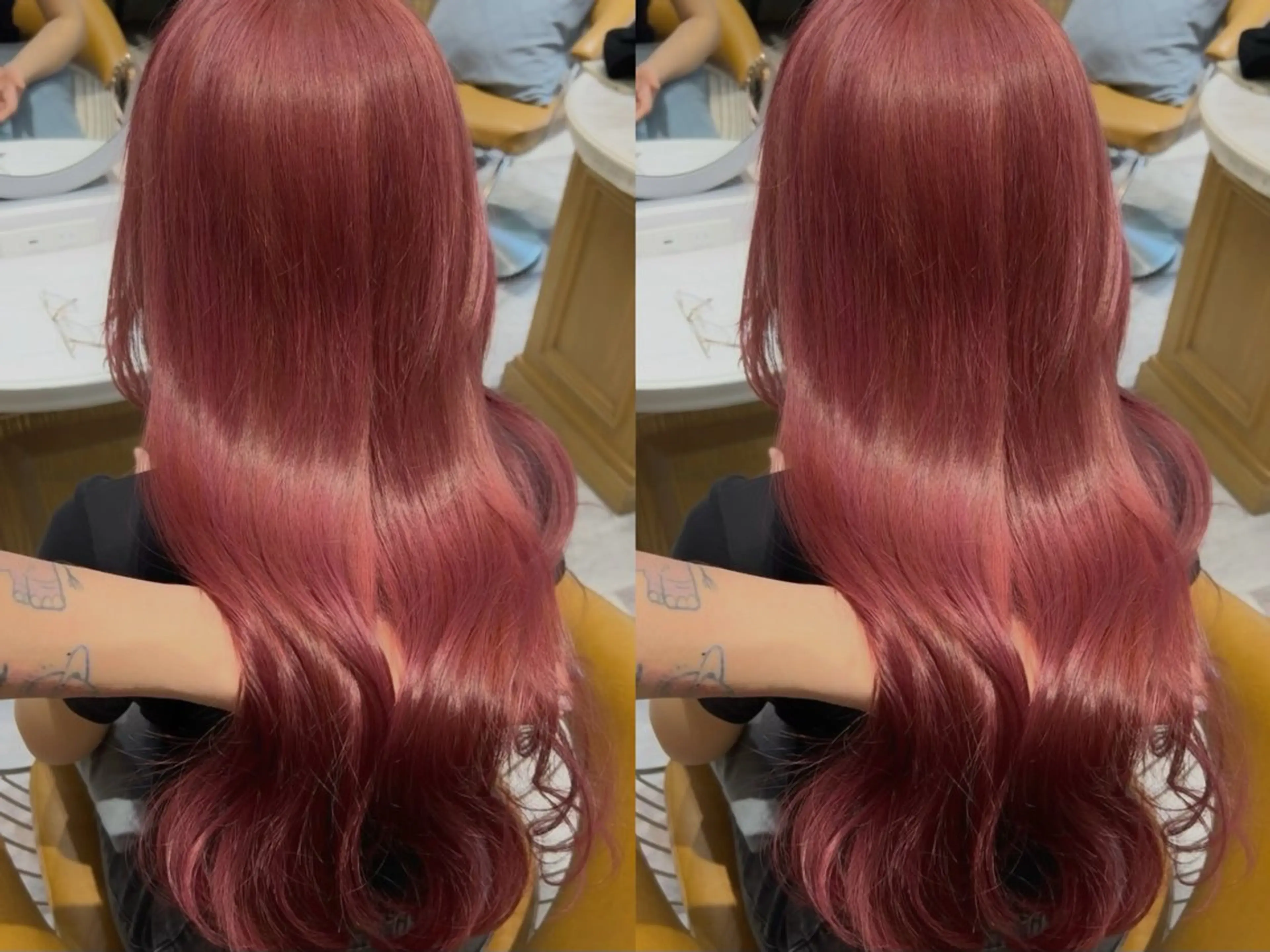 【🧡10月ハイトーンならこれ🧡】 フルブリーチ➕透明感カラー➕1step髪質改善トリートメント✨の写真