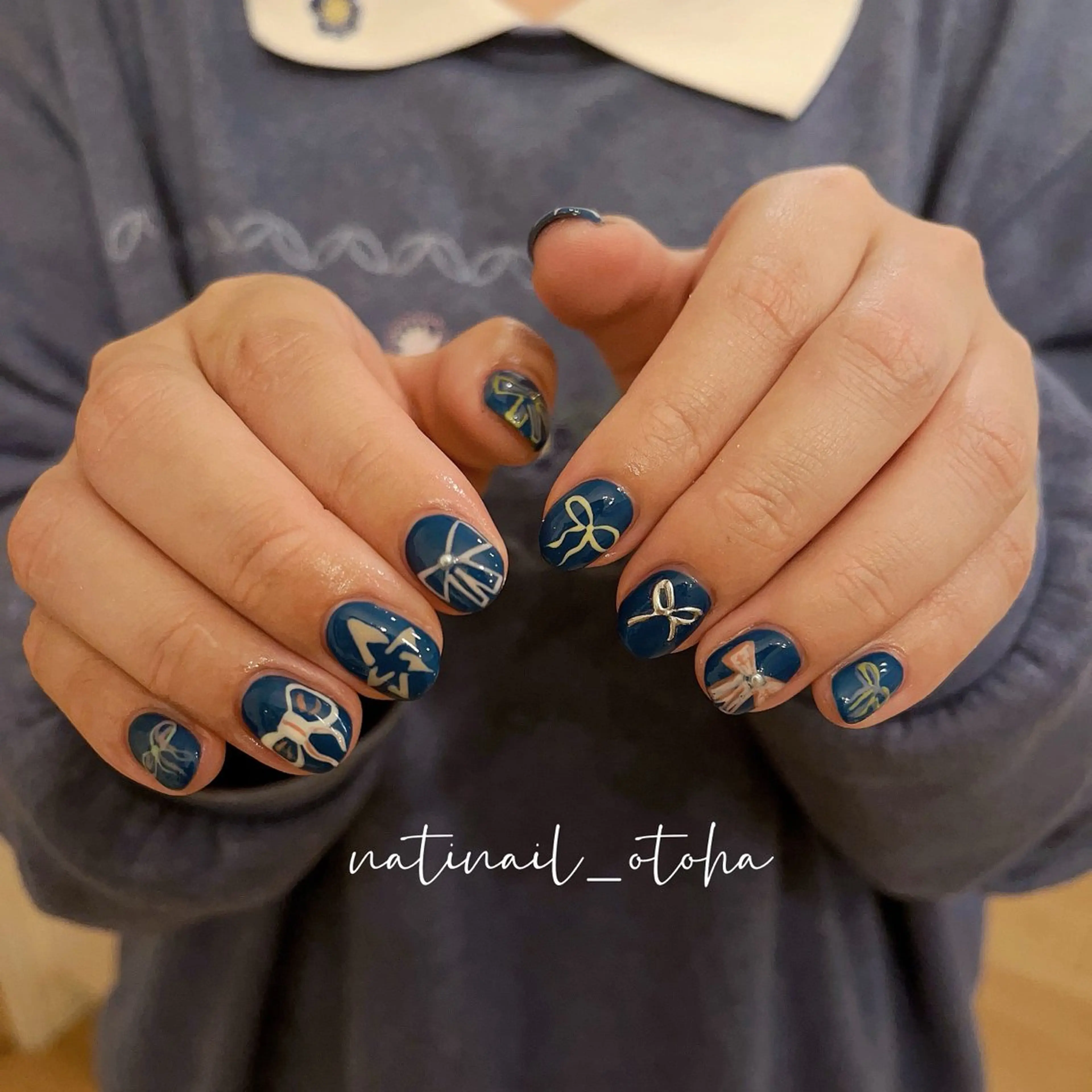 ネイル ハンドネイル natinail_otoha所属・toa. nailのネイルデザイン