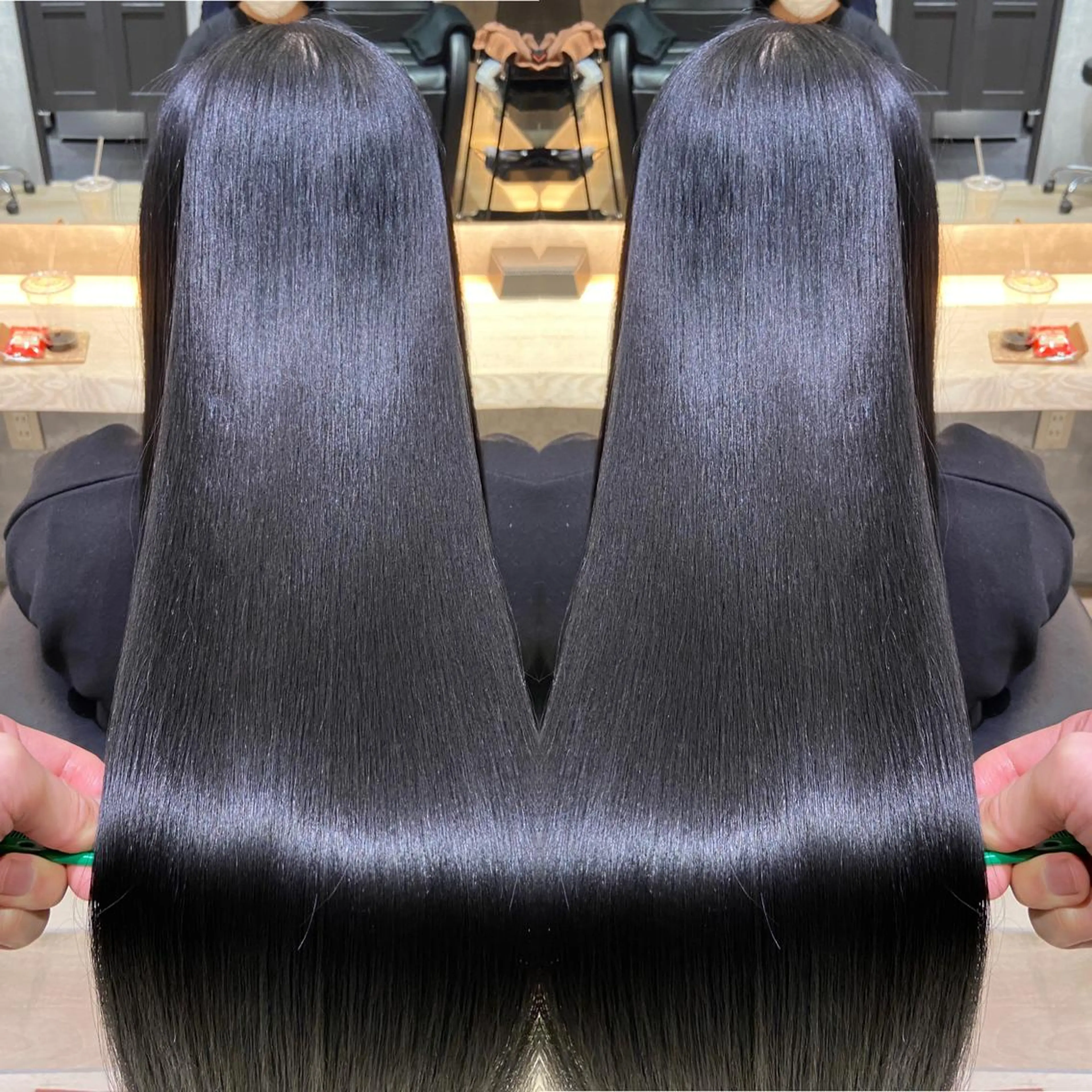 ロング 髪質改善 縮毛矯正 縮毛矯正 トリートメント ツバサ 髪質改善のヘアスタイル