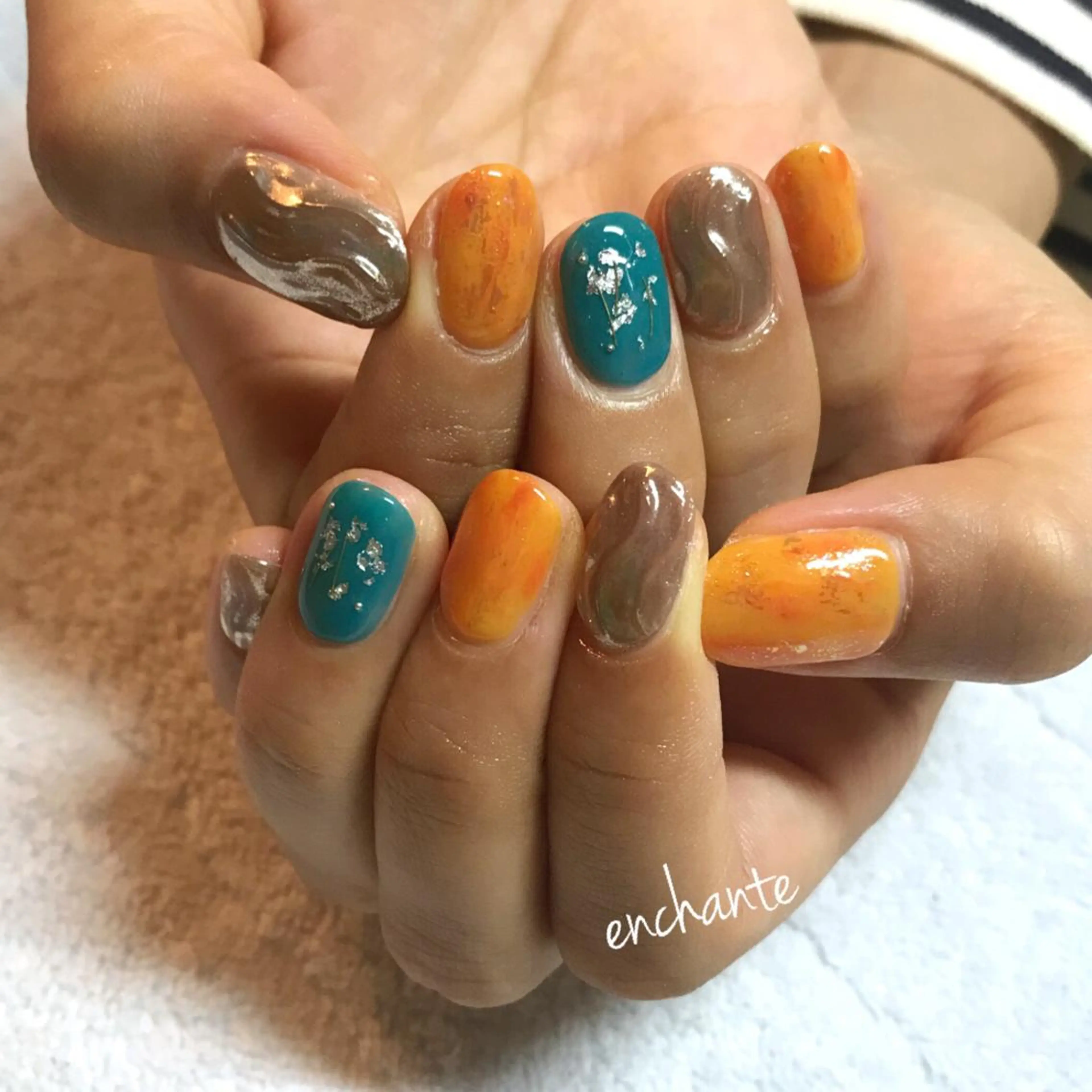 ネイル アンシャンテ所属・enchante 自由が丘のネイルデザイン