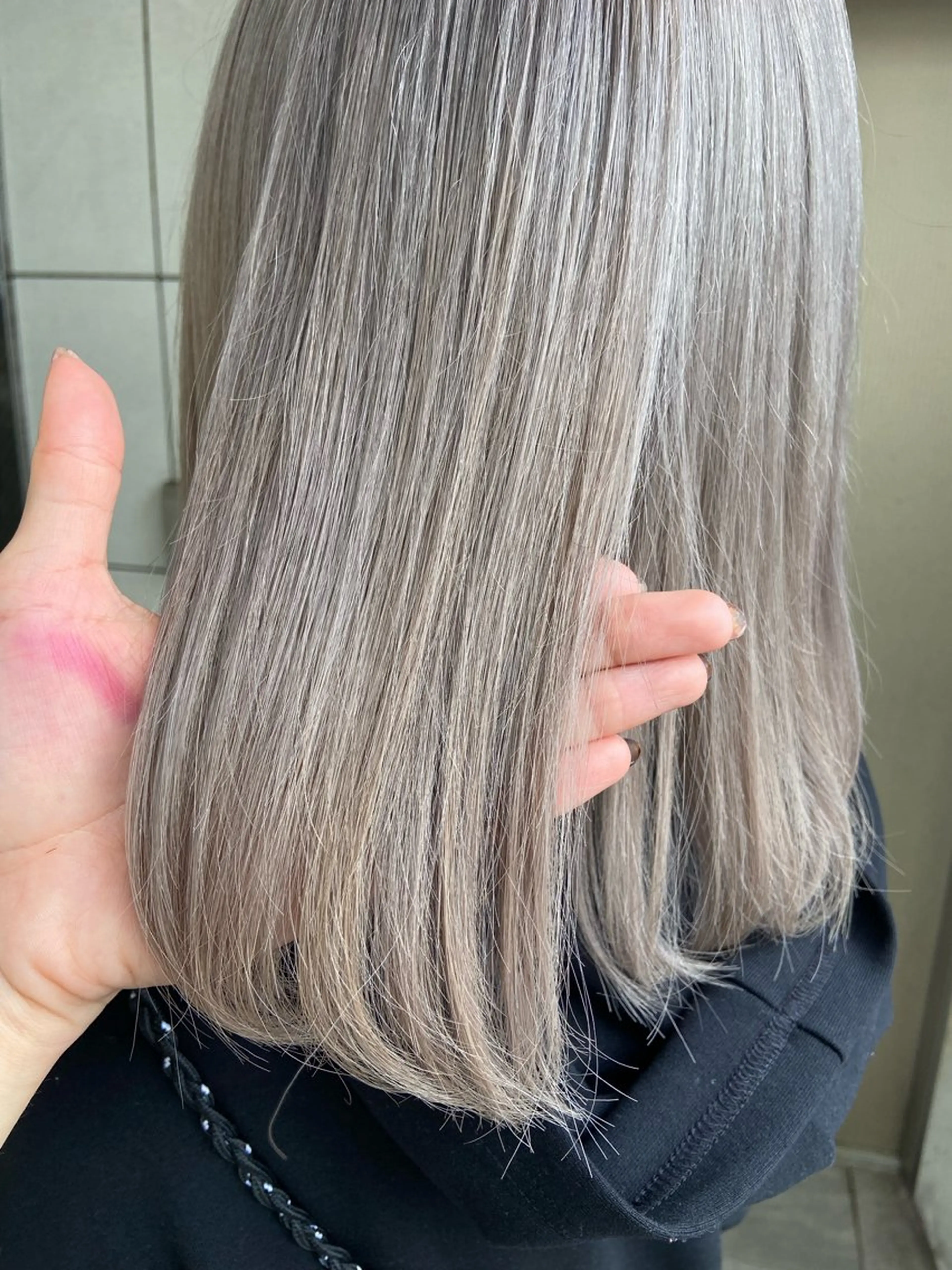 ショート カラー ヘアカラー トリートメント 🧸プルエクステ❤︎ ネイルKAO🧸のヘアスタイル