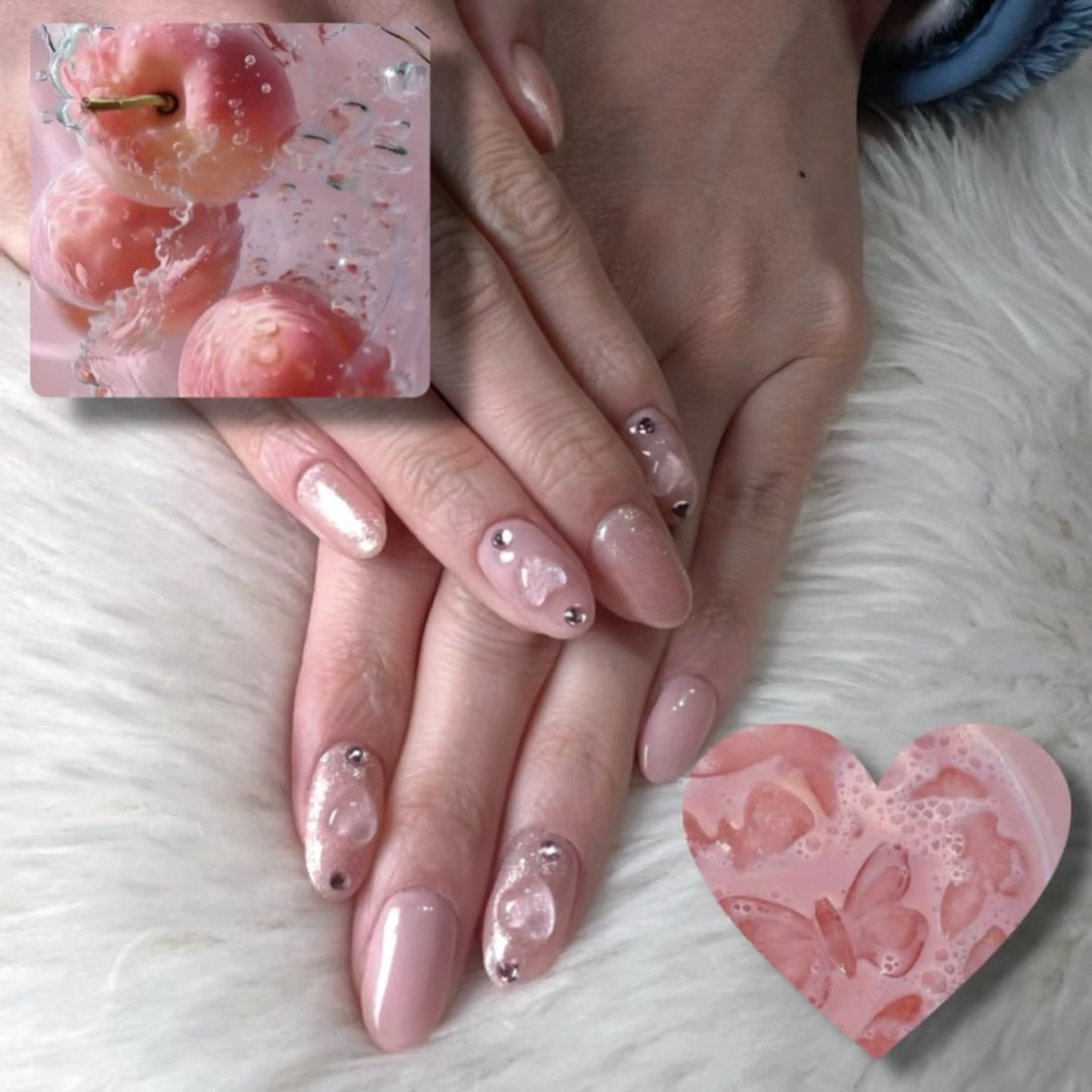 ネイル キラキラネイル ピンク ハンドネイル ren renaのネイルデザイン