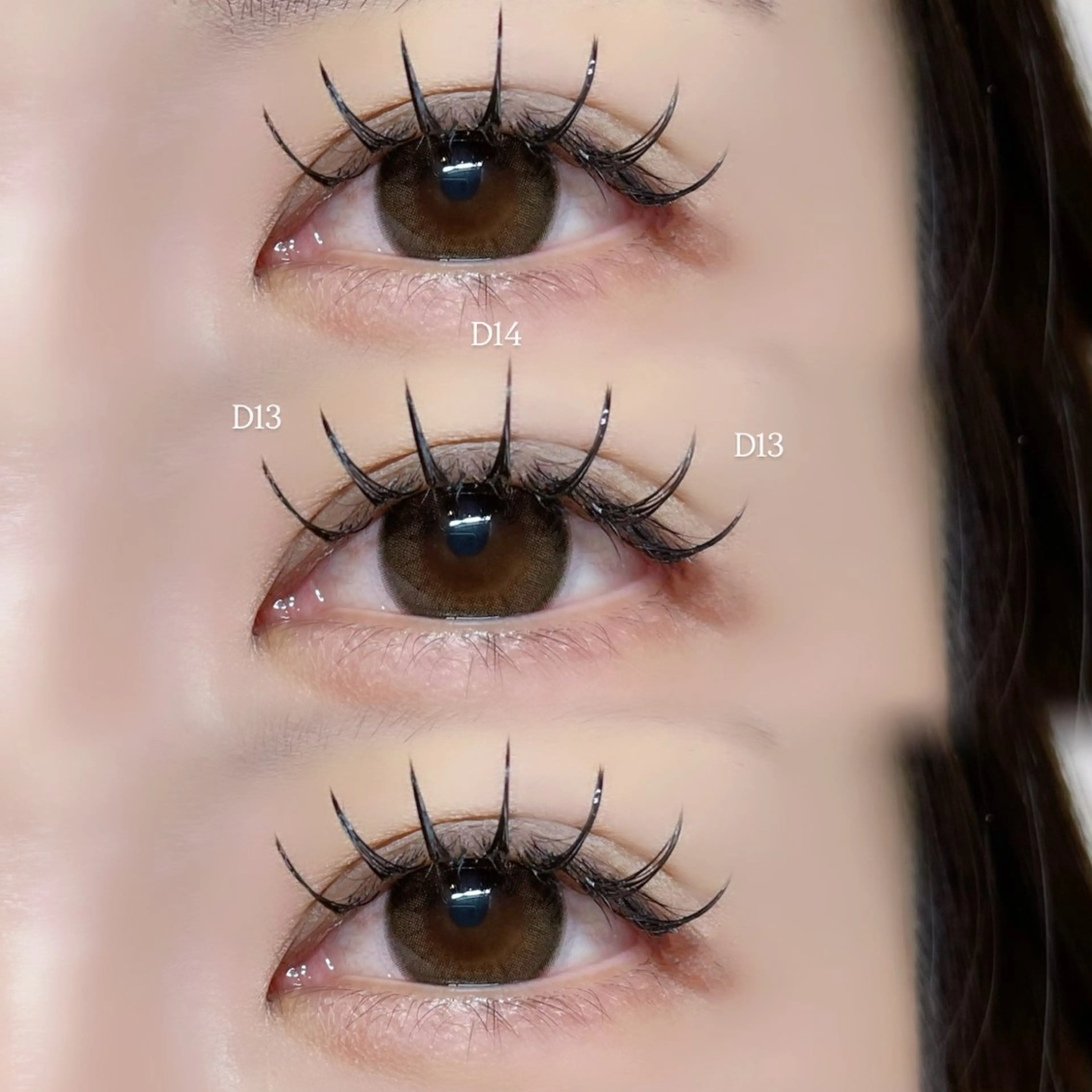 マツエク・マツパ マツエク Mell Yuuna ♡パリエク /束感のマツエク・マツパデザイン