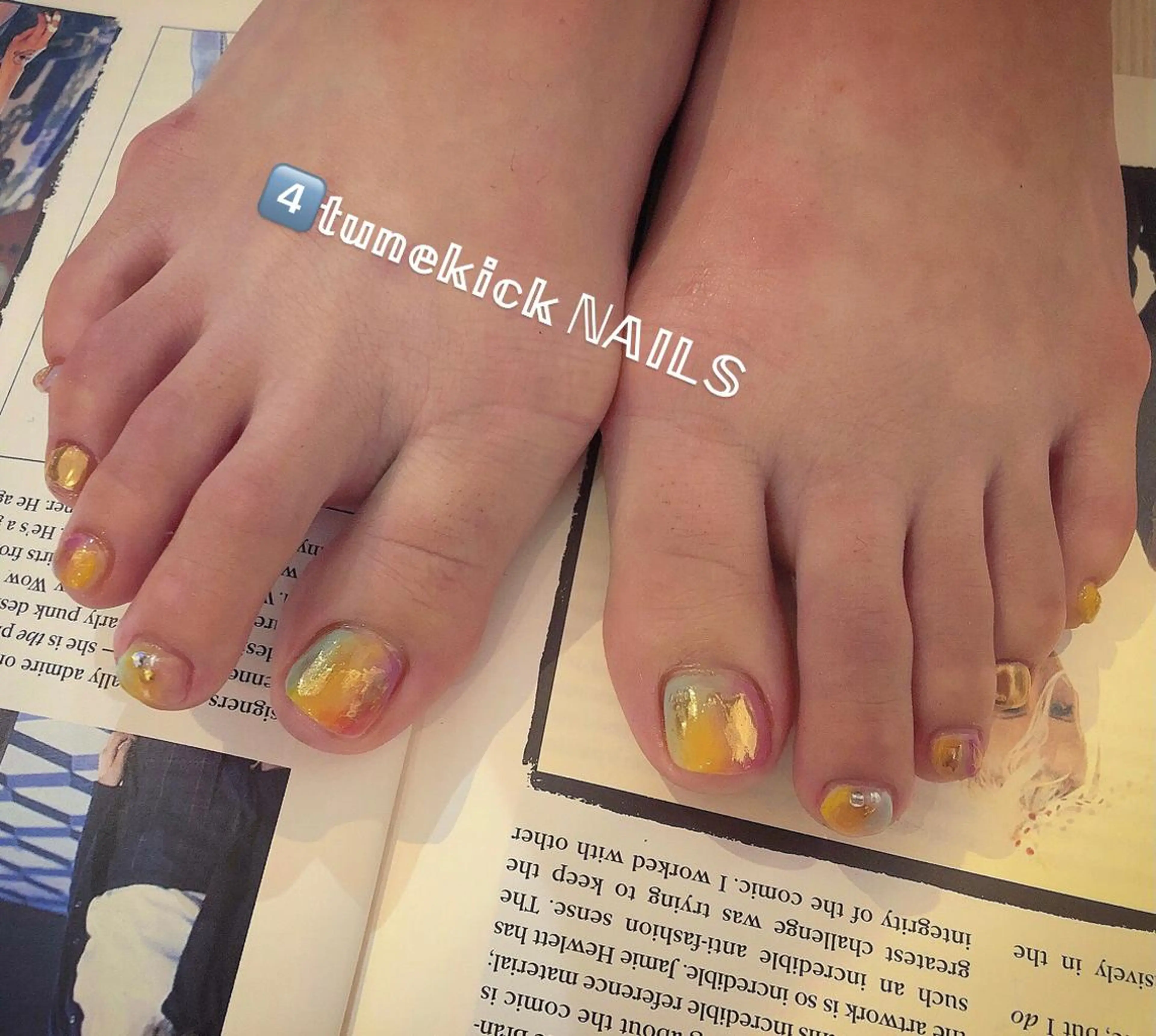ネイル 4tunekick NAILS(フォーチュンキックネイルズ)所属・光森 淳子のネイルデザイン