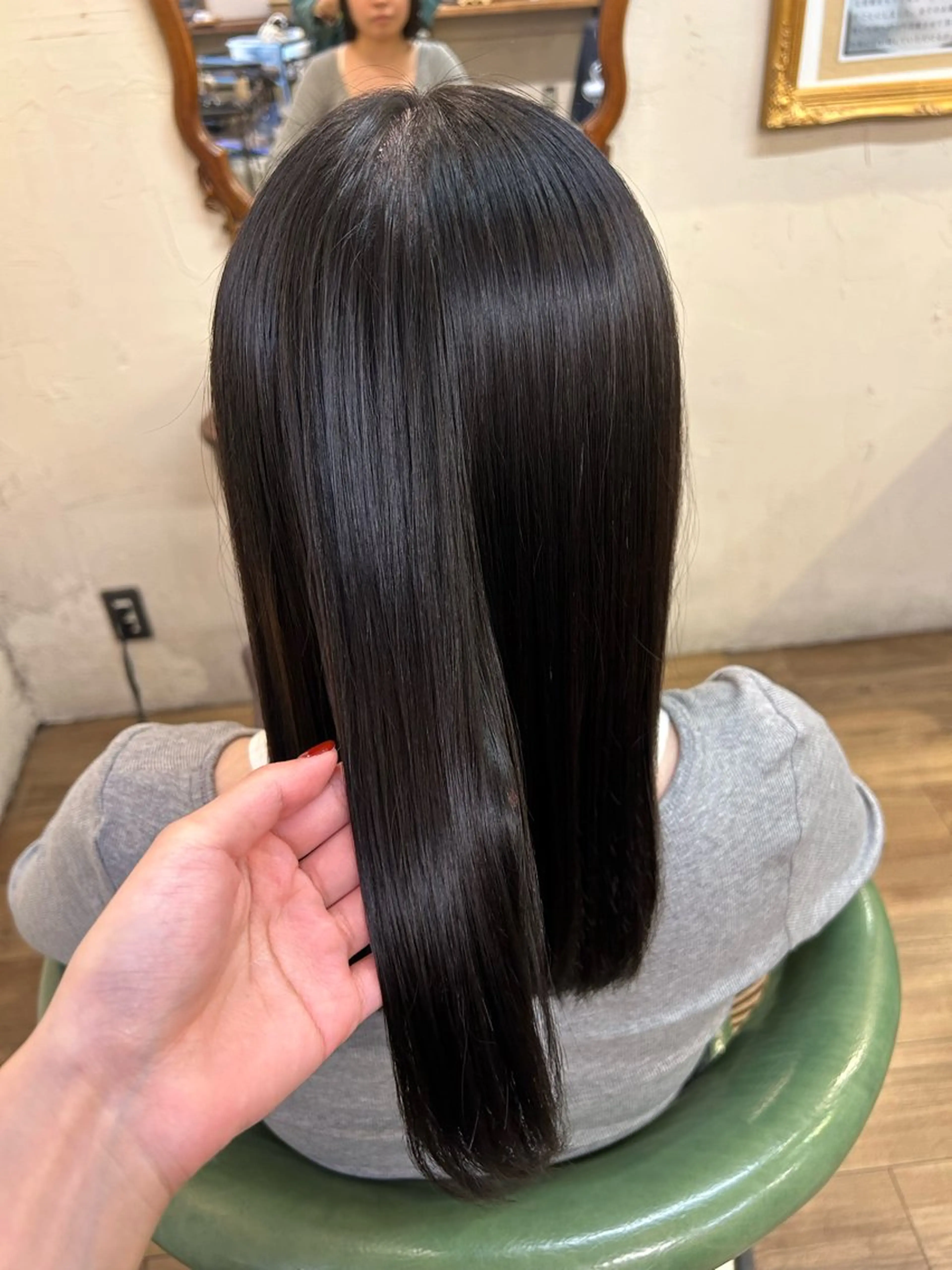 ロング カラー ヘアカラー トリートメント 馬場 瑞穂のヘアスタイル