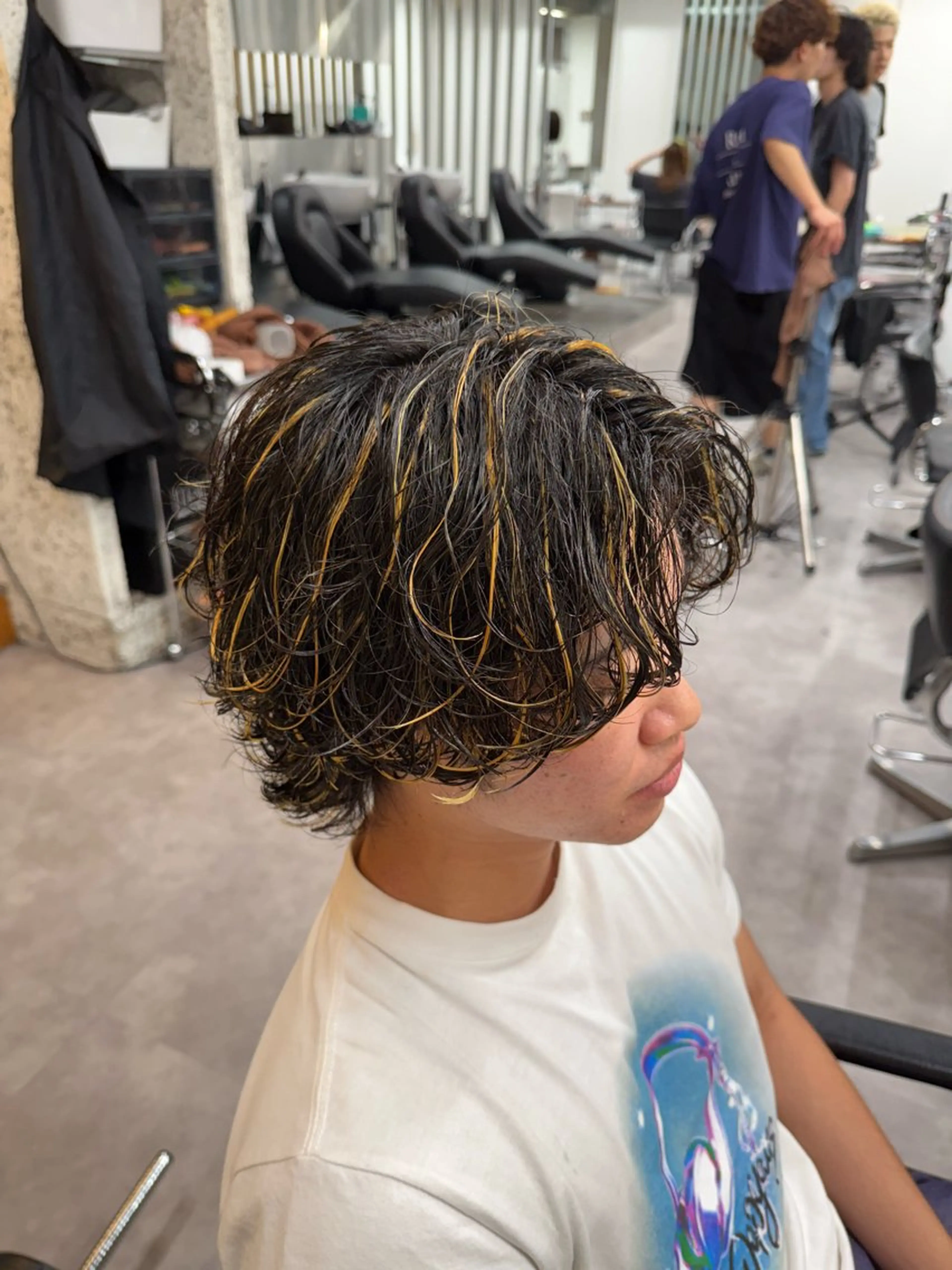 カラー パーマ メンズ カット ヘアカラー パーマ 【fifth】 小林直弥のヘアスタイル