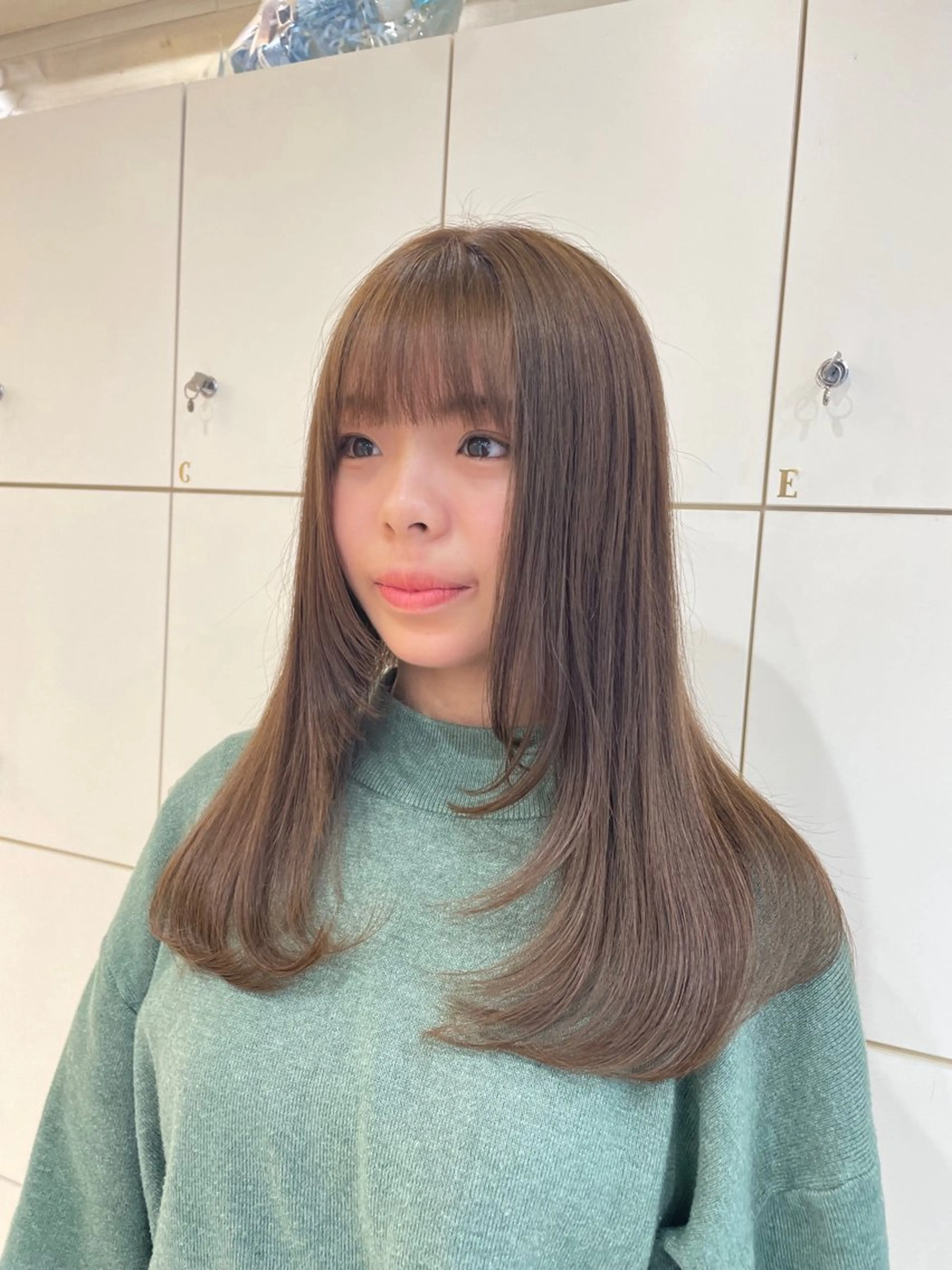 ロング カラー 顔まわりレイヤー レイヤーカット ロング カット ヘアカラー トリートメント 田野倉NEXT店 美髪ニストのヘアスタイル