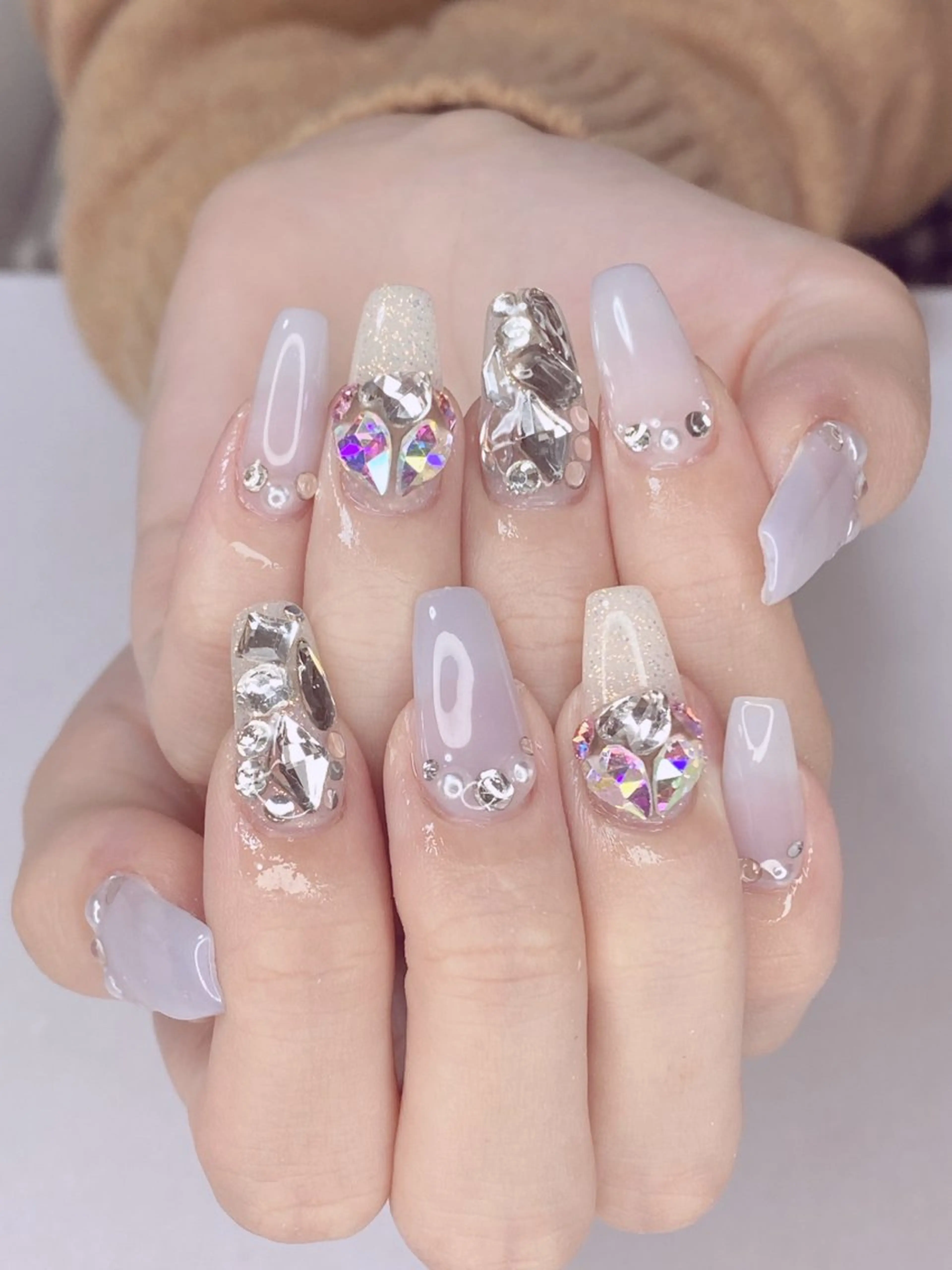 ネイル アートネイル オーロラネイル 桜ネイル クリアネイル フットネイル Ｎail Ｓalon ertiのネイルデザイン