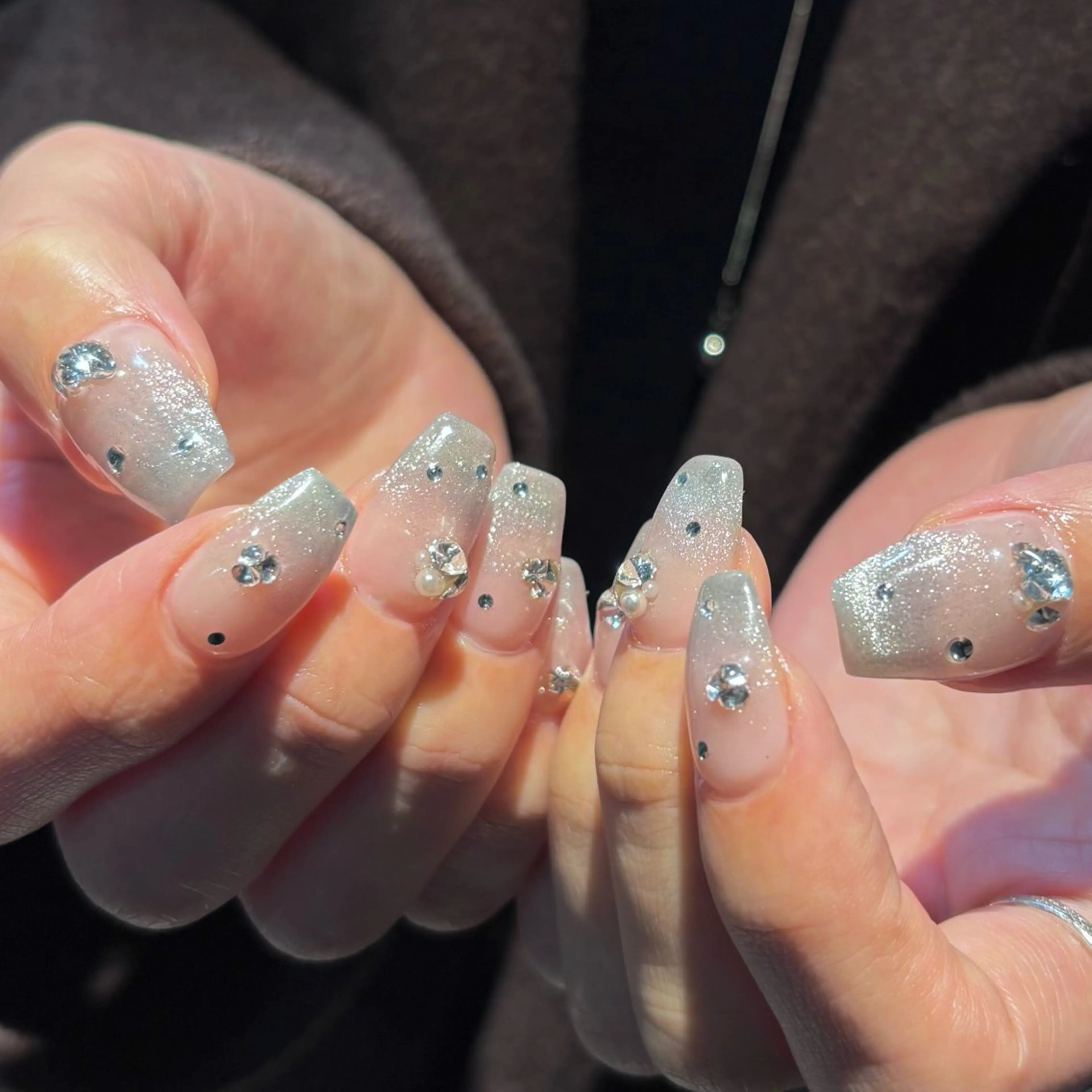 ネイル グラデーション 水色 ハンドネイル Msis nail salon阪急伊丹店所属・Msis阪急伊丹 MINORIのネイルデザイン