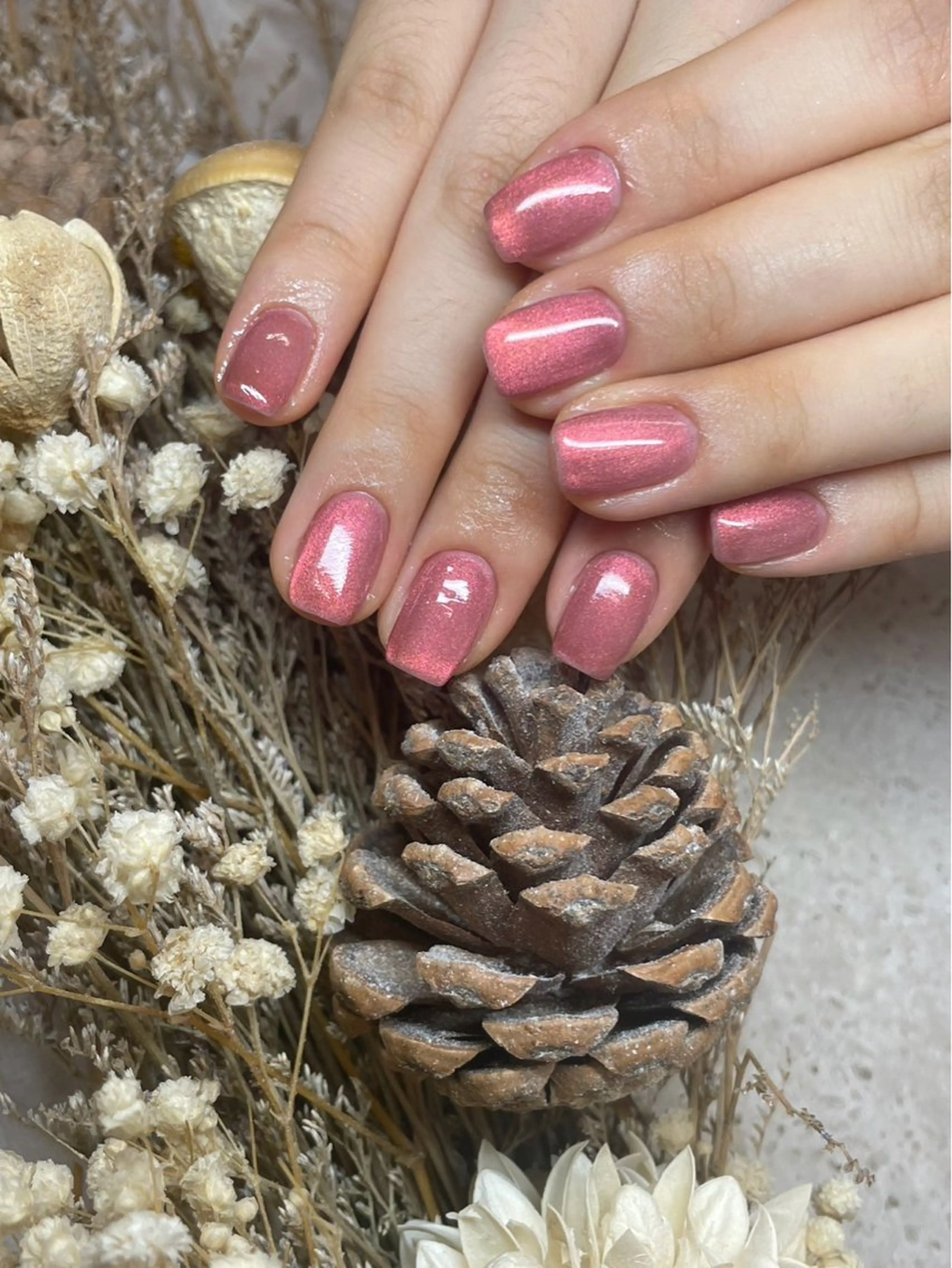 ネイル 長さ出し フラッシュネイル フットネイル ジェルネイル マグネットネイル ハンドネイル エルモサ YURIKAのネイルデザイン