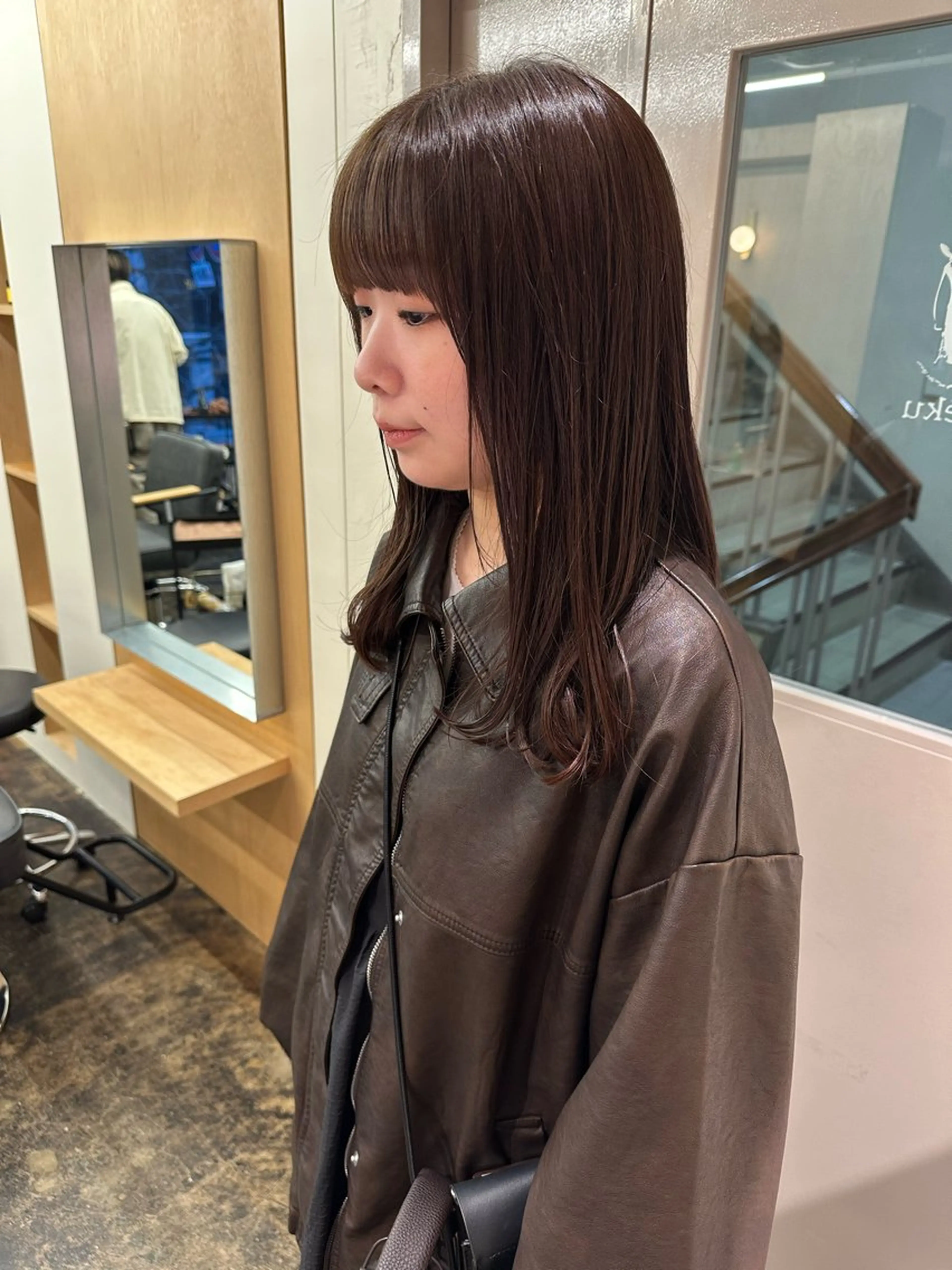 セミロング カラー yupi🐈‍⬛ レイヤー/パーマのヘアスタイル