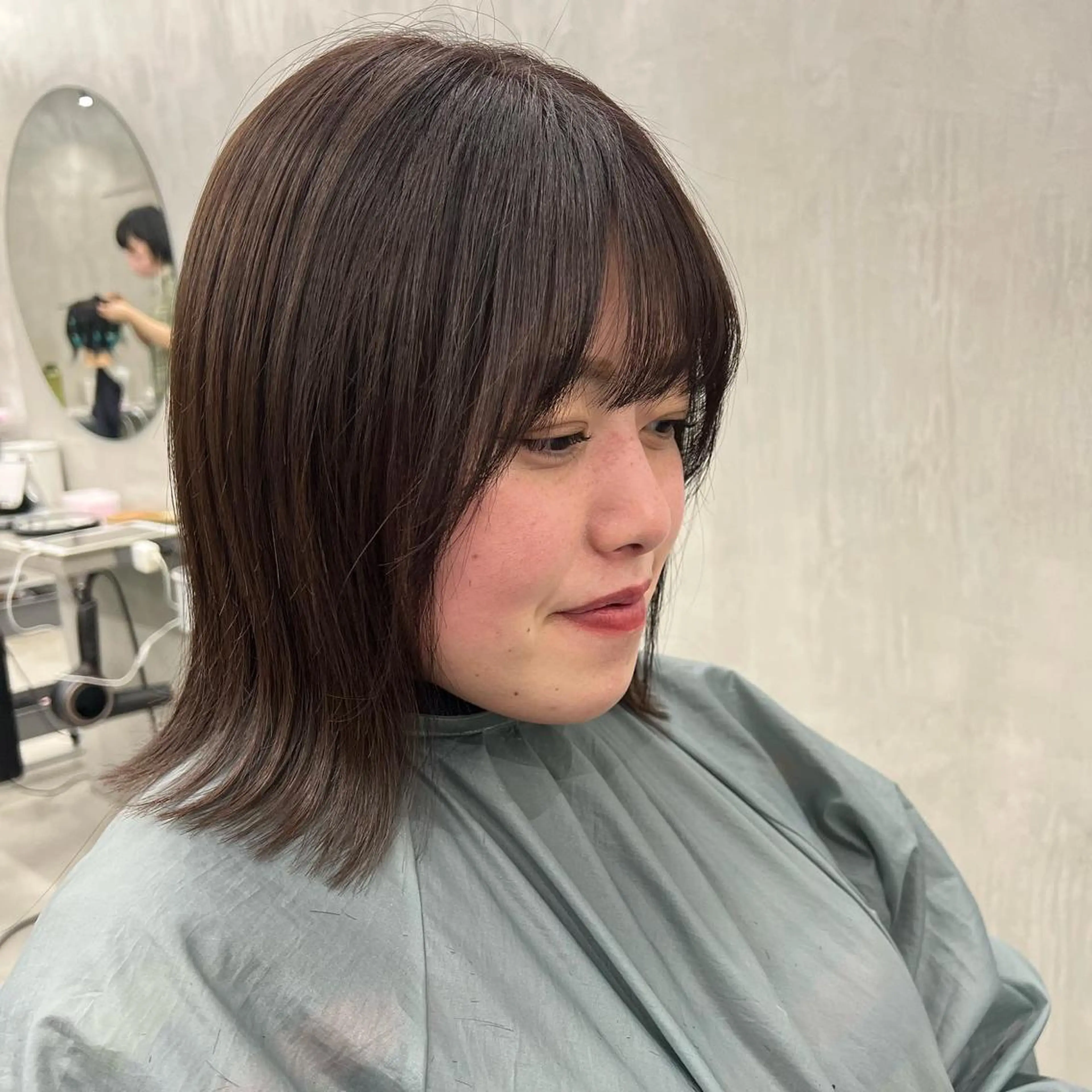 ミディアム ボブ 外ハネヘア りん /ショート/ボブのヘアスタイル