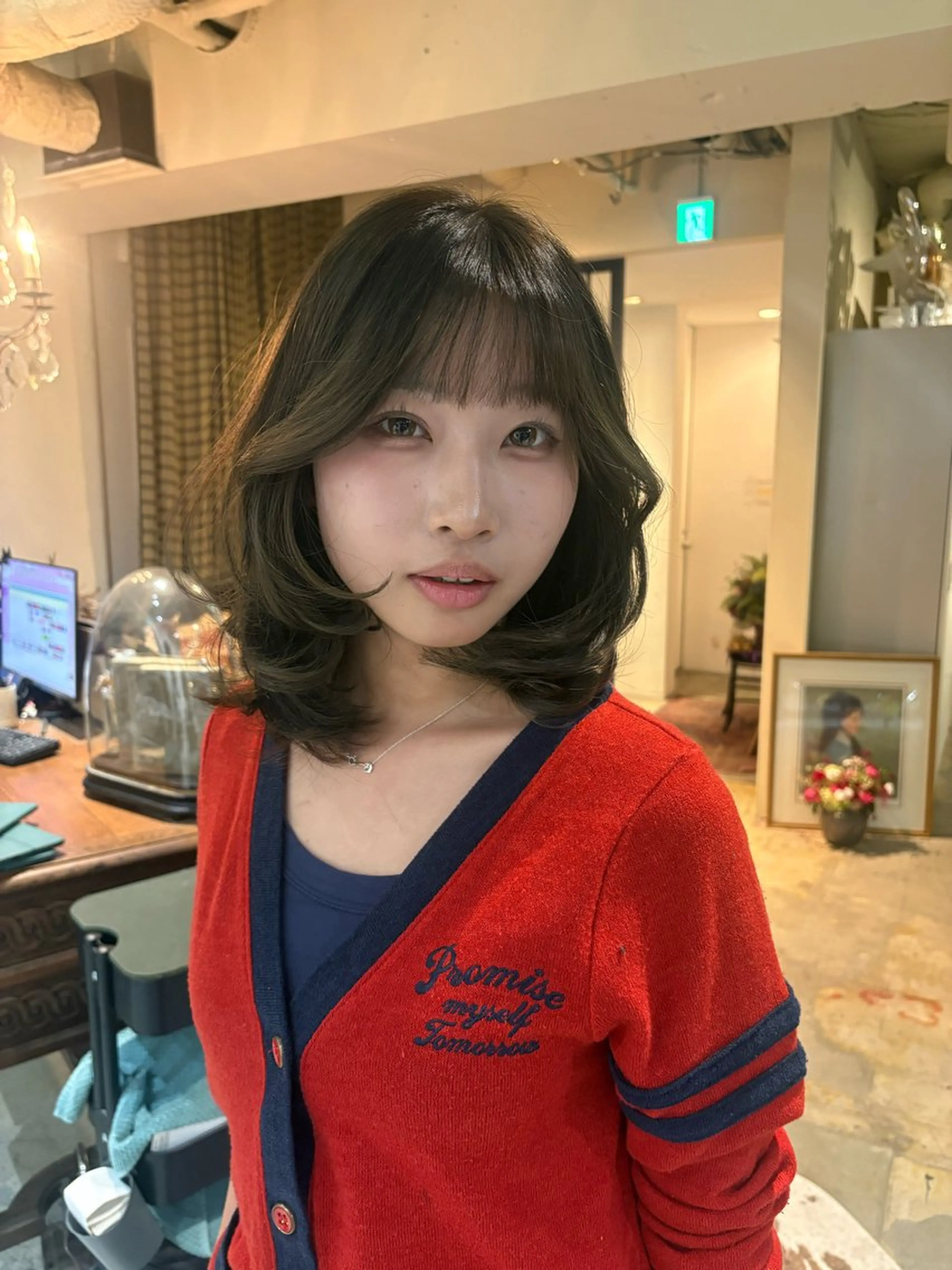 ミディアム なじませエクステ🍒 Haruka💝のヘアスタイル