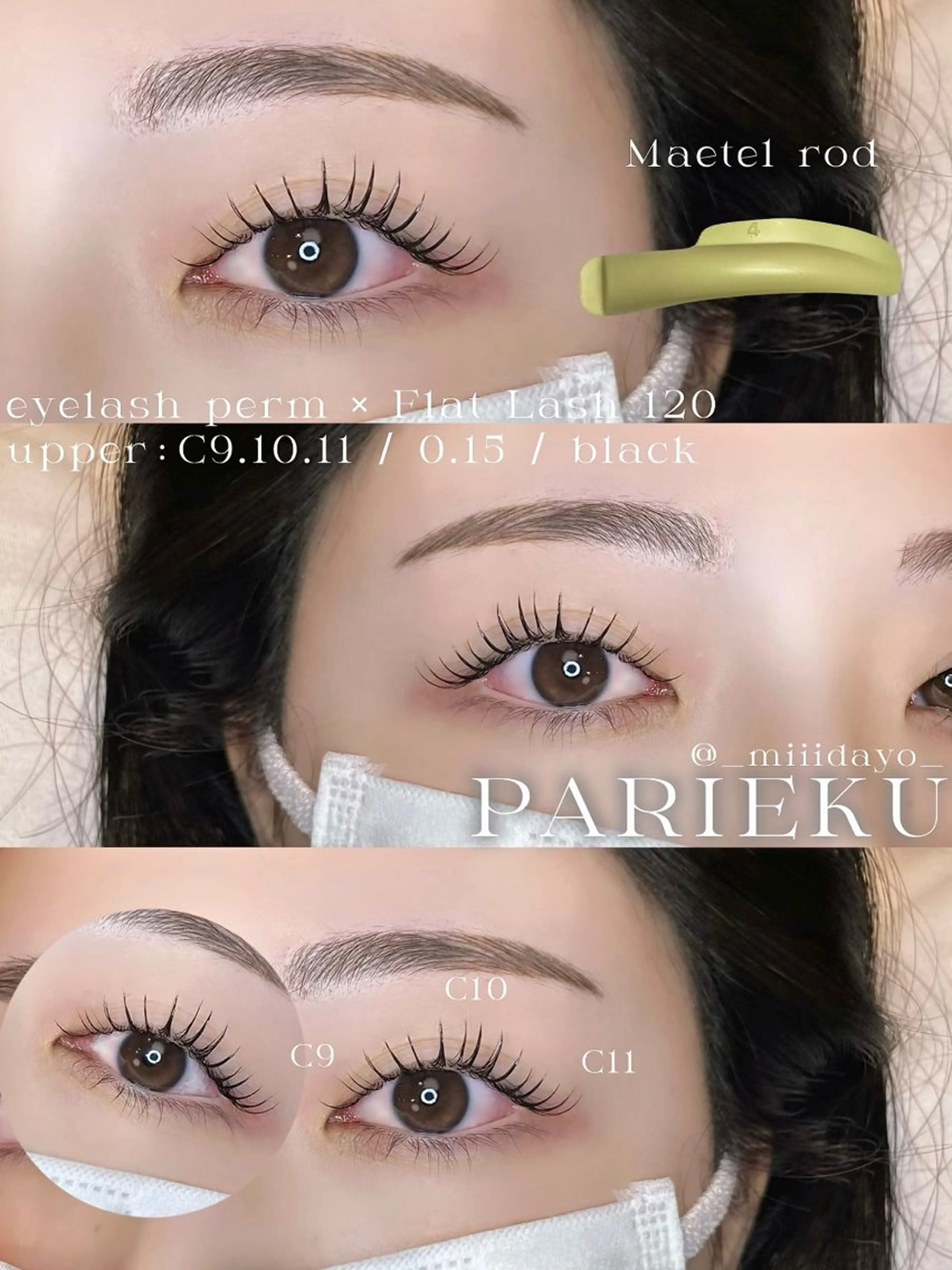 🌷パリエク⚠️エクステは120本まで🌷       仕上がりSNS用撮影🆗の方500円off✨️   全員オフ無料の写真