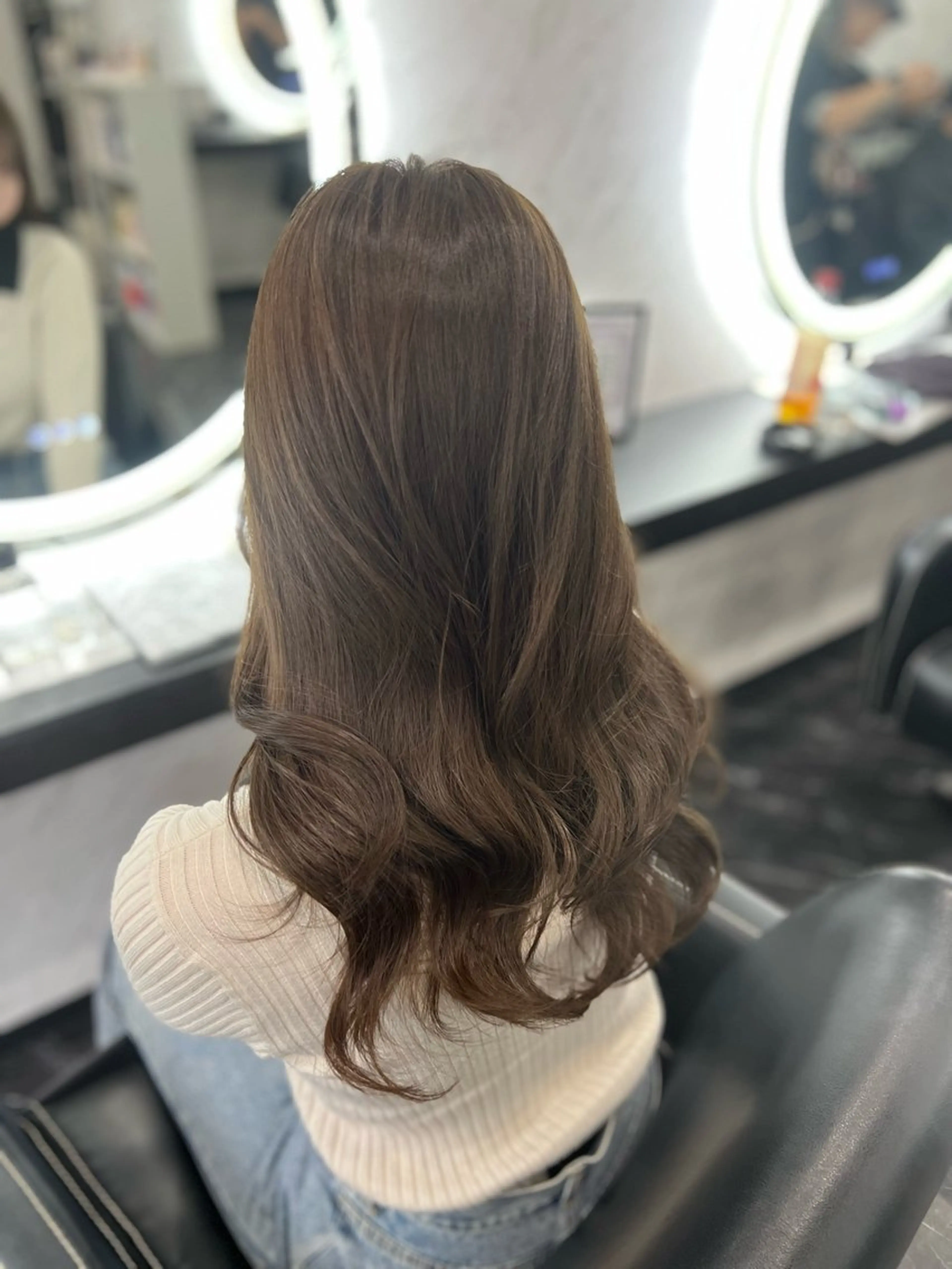 ロング 山北 優姫のヘアスタイル