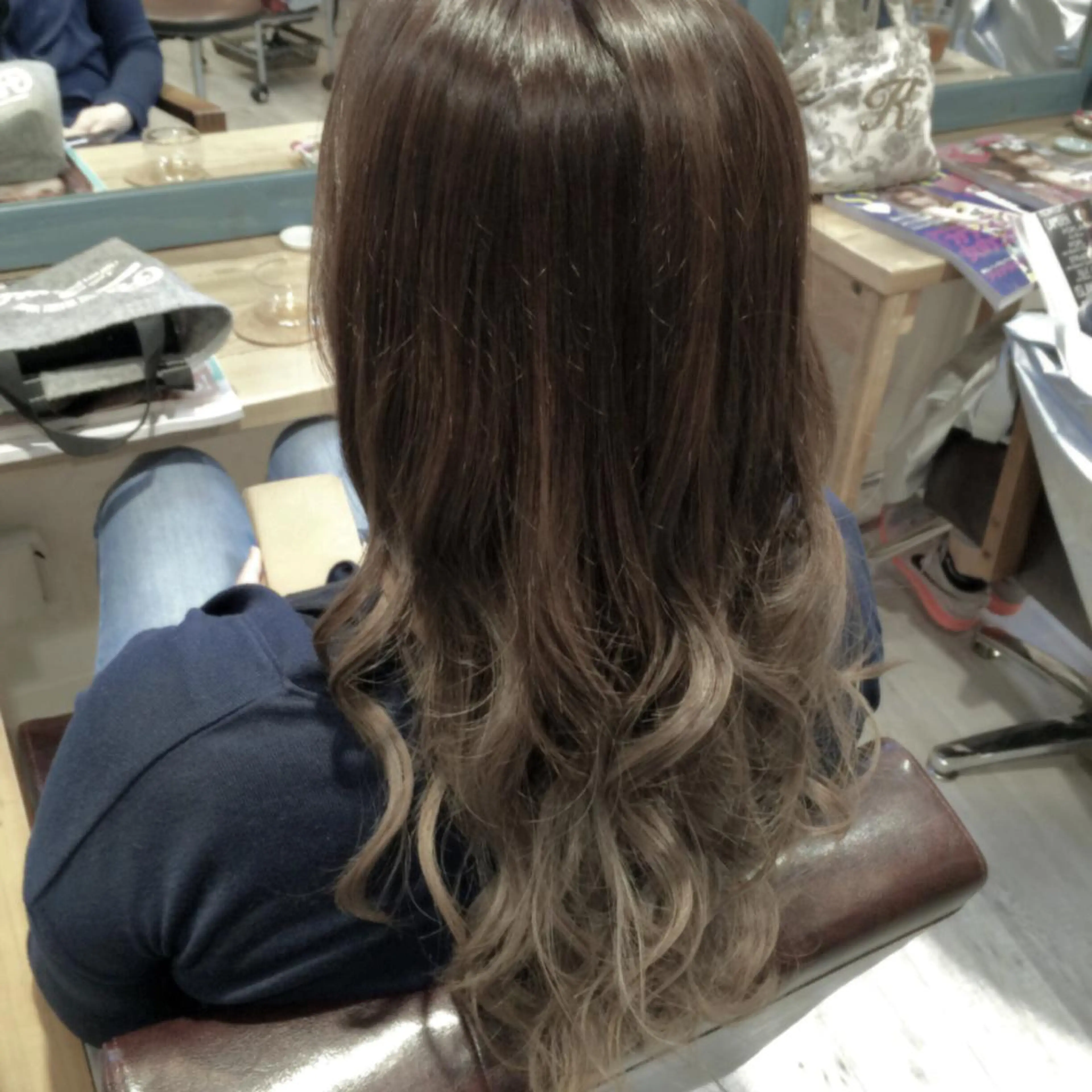 ロング カラー グラデーションカラー グレージュ バレイヤージュ🌱 渡邉悟🌱のヘアスタイル