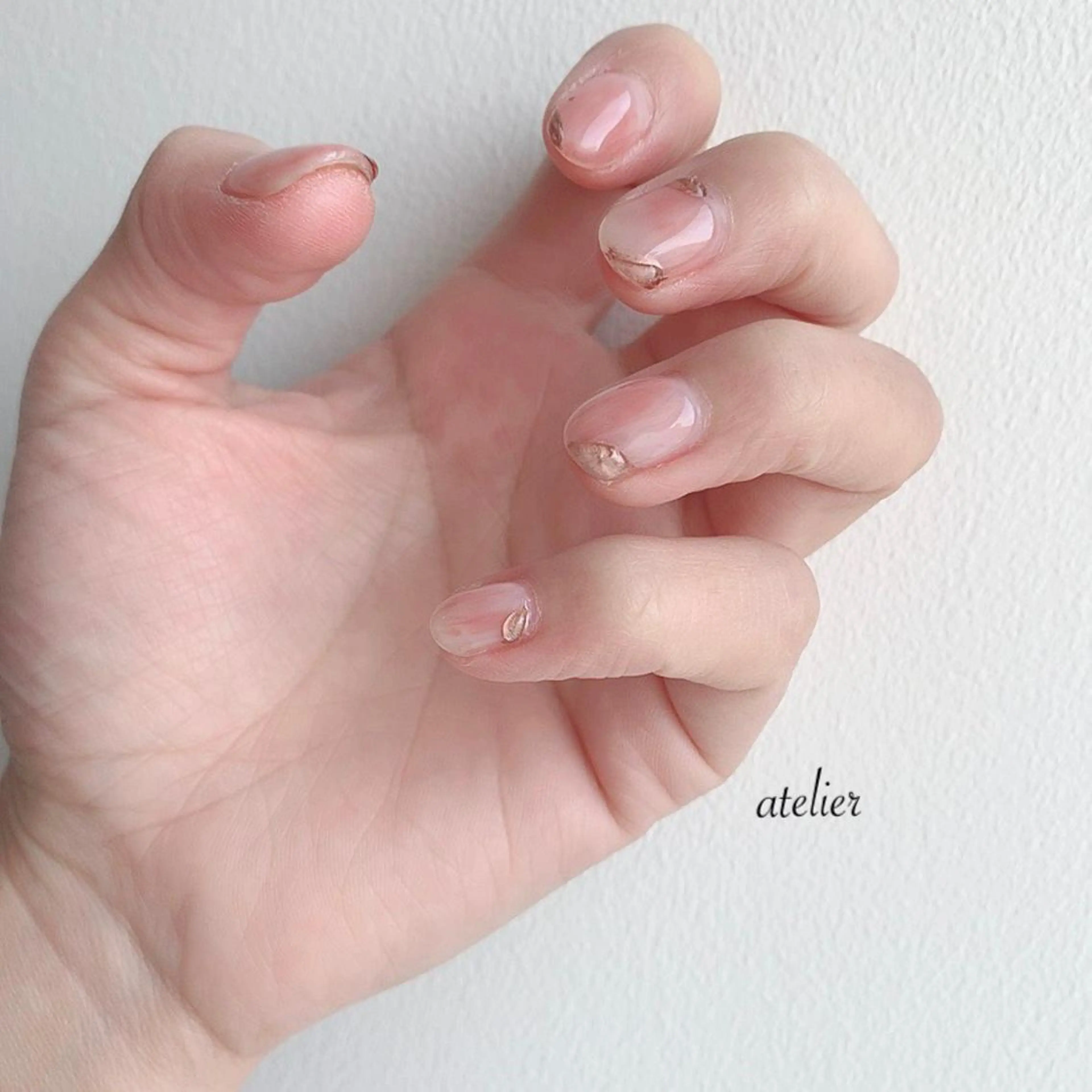 ネイル アートネイル ニュアンスネイル atelier -02tsuboのネイルデザイン