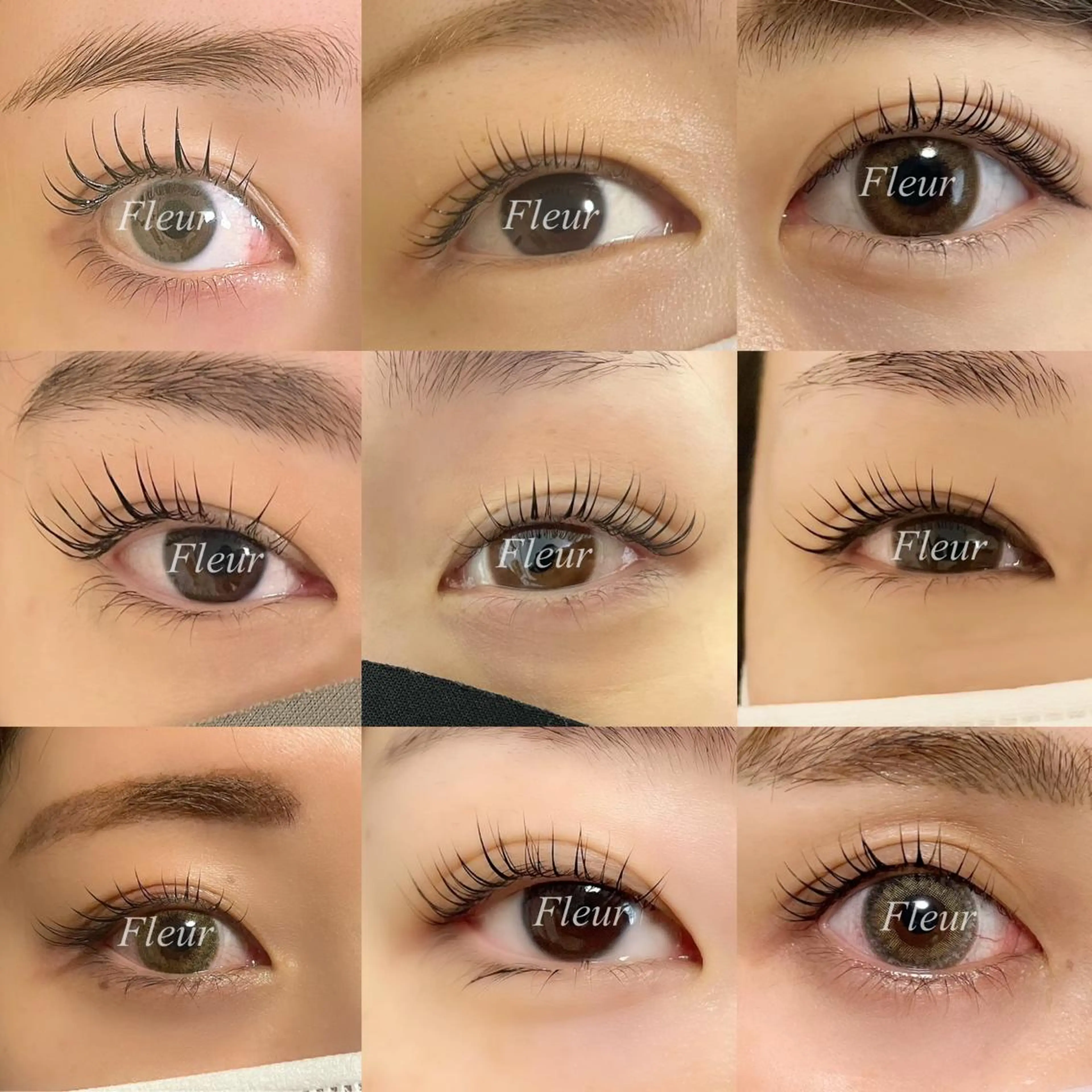 マツエク・マツパ マツパ Fleur フルールのマツエク・マツパデザイン