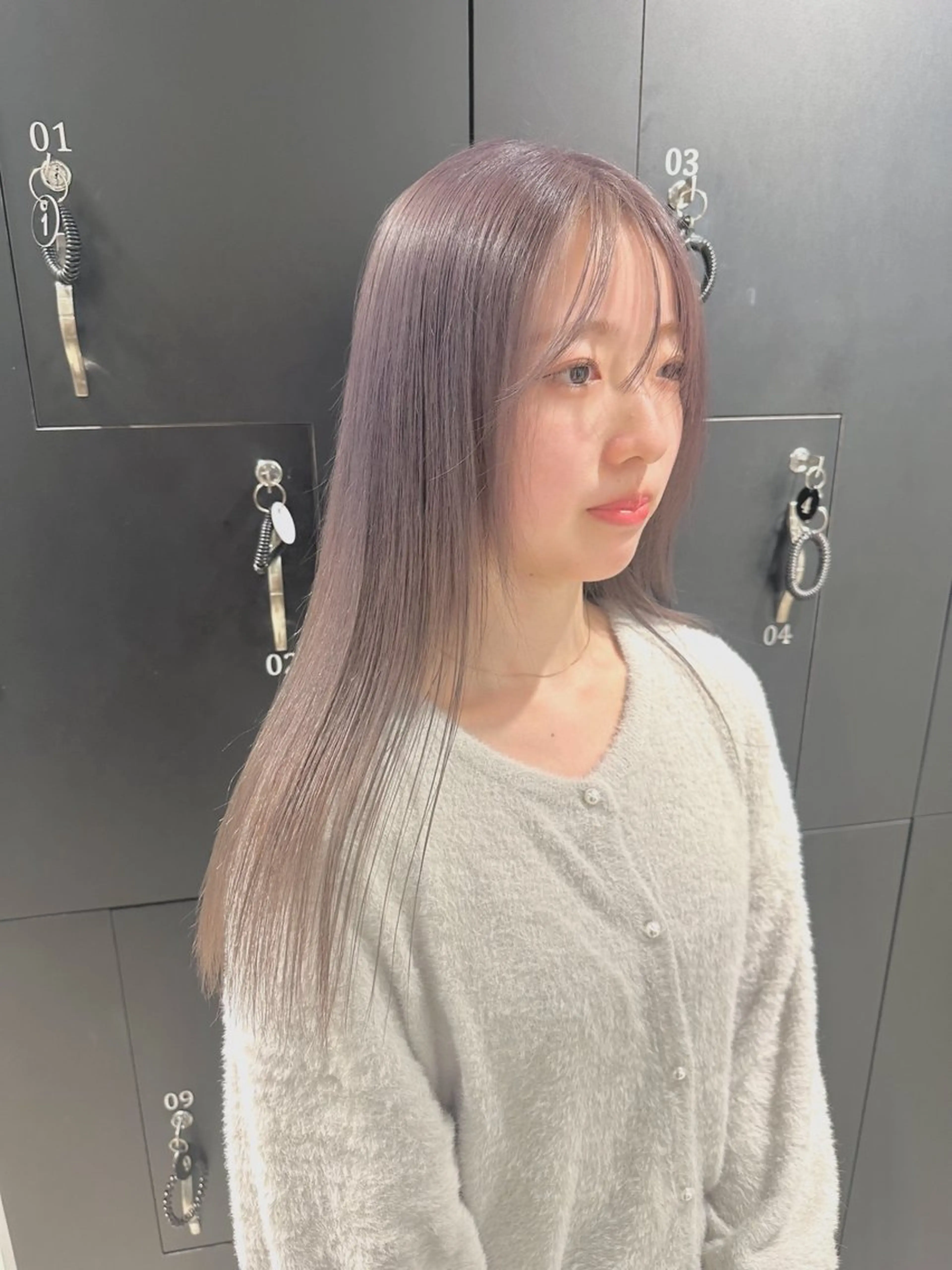 ロング カラー ハイトーン･髪質改善 MIOKAのヘアスタイル