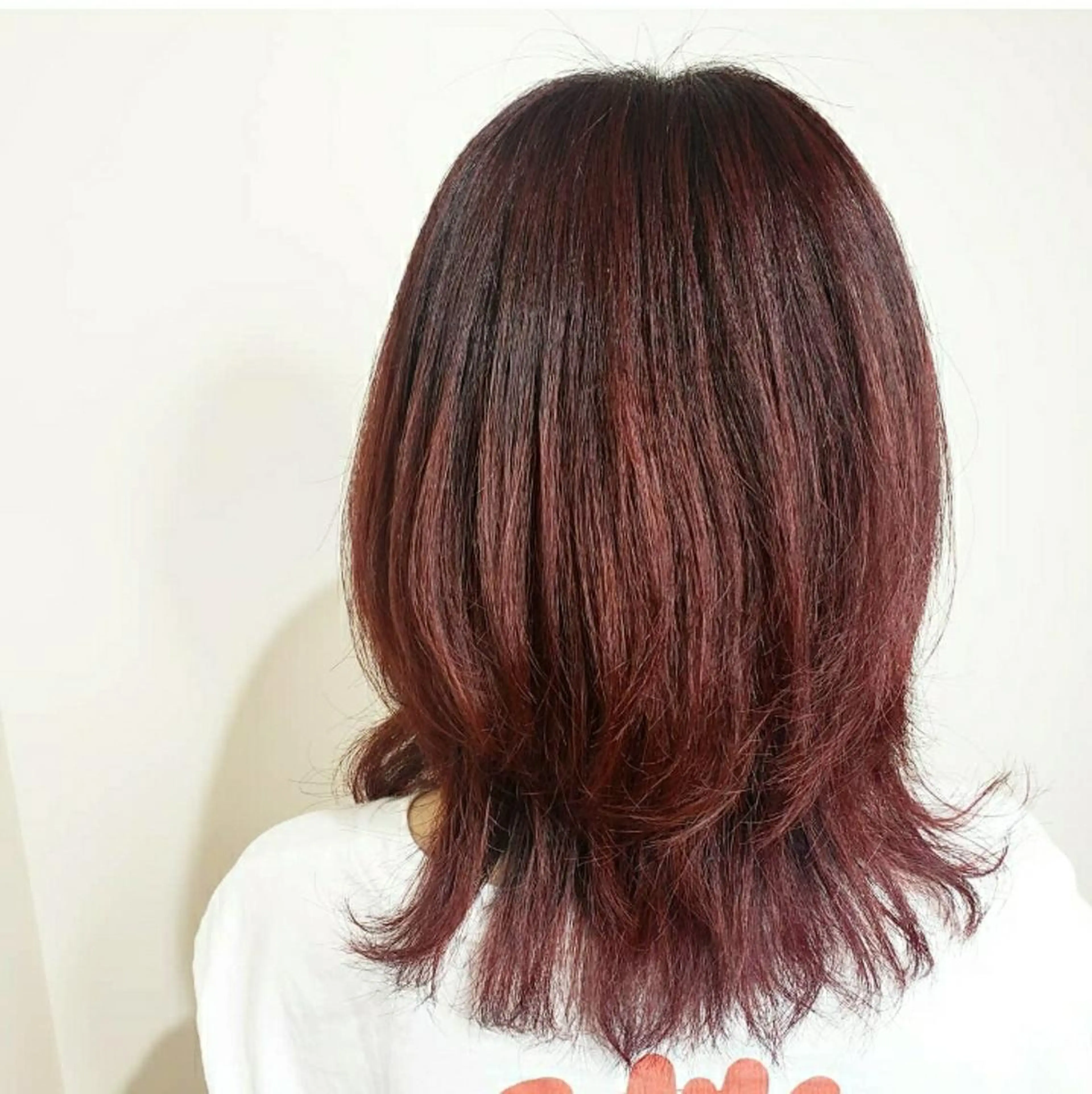 ミディアム カット ヘアカラー トリートメント 🇰🇷透明感×ハイ トーン🌟tomoのヘアスタイル