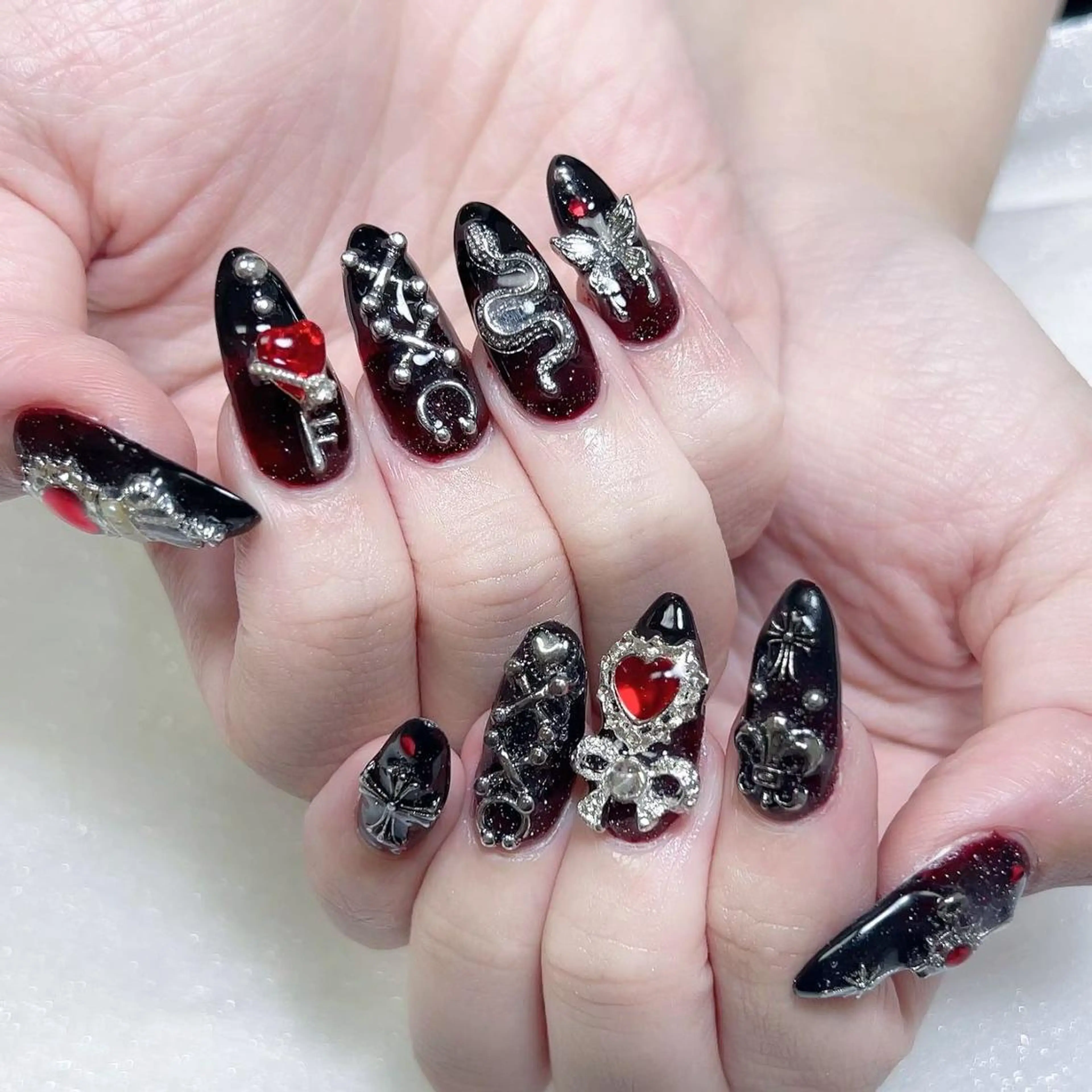 キッズ ネイル メンズ 持ち込み ハンドネイル Nail salon 木にいるのネイルデザイン