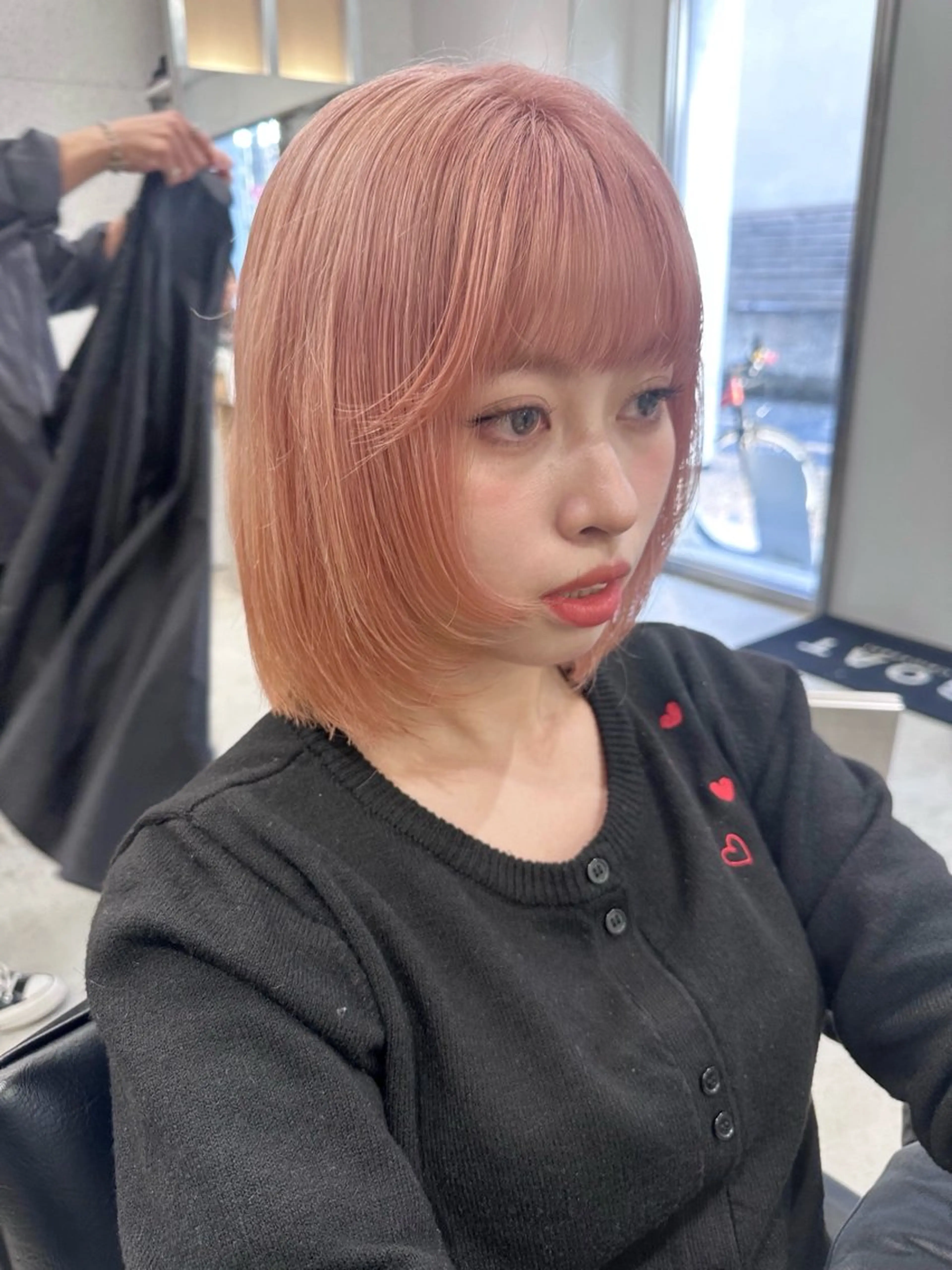 ミディアム ヘアカラー GOAT_茅ヶ崎 キシ サクラのヘアスタイル