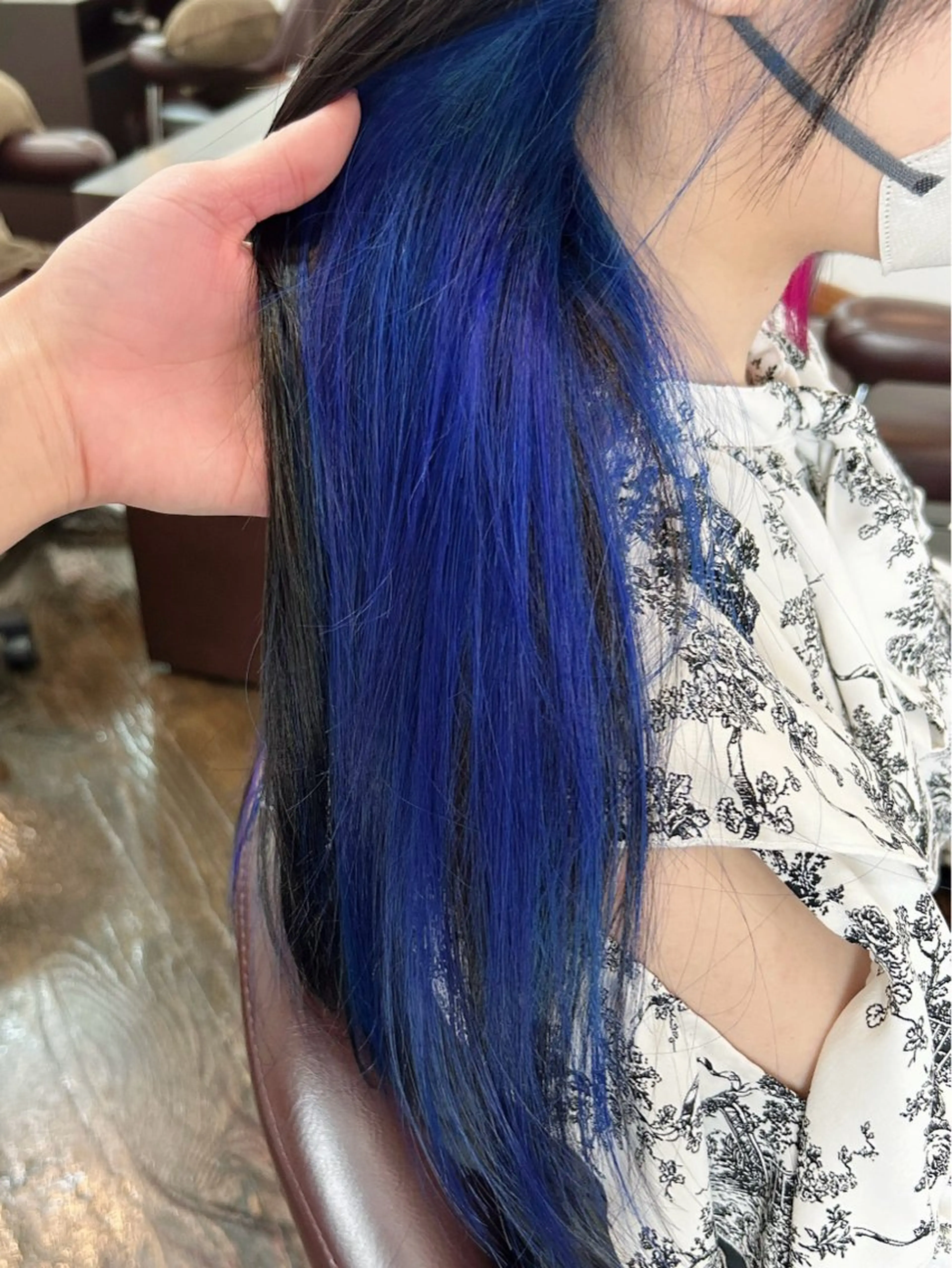 カラー ブルーカラー インナーカラー 坂本 瑞季 🤍 髪質改善のヘアスタイル