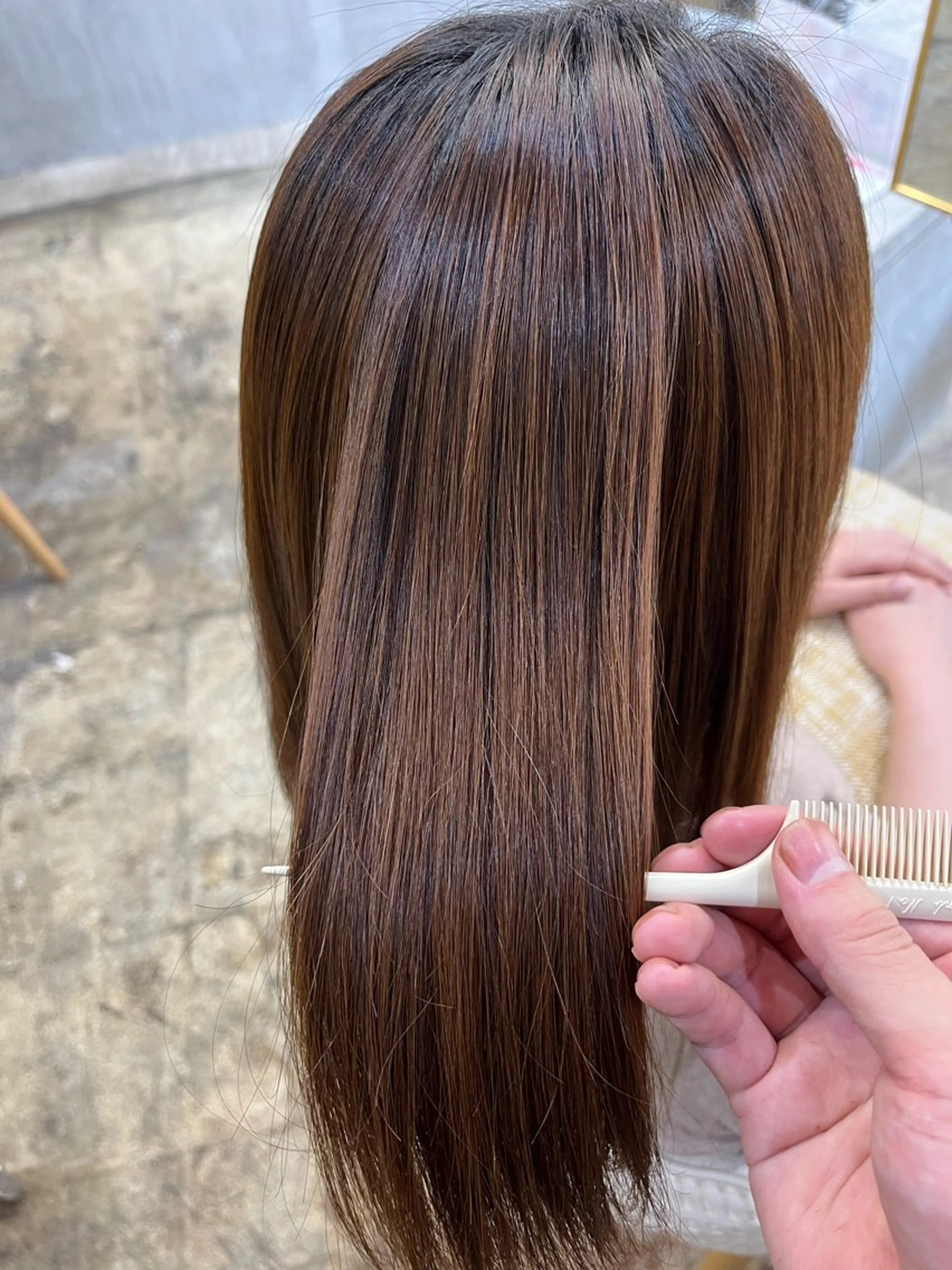 ミディアム 髪質改善 十河　勇作のヘアスタイル