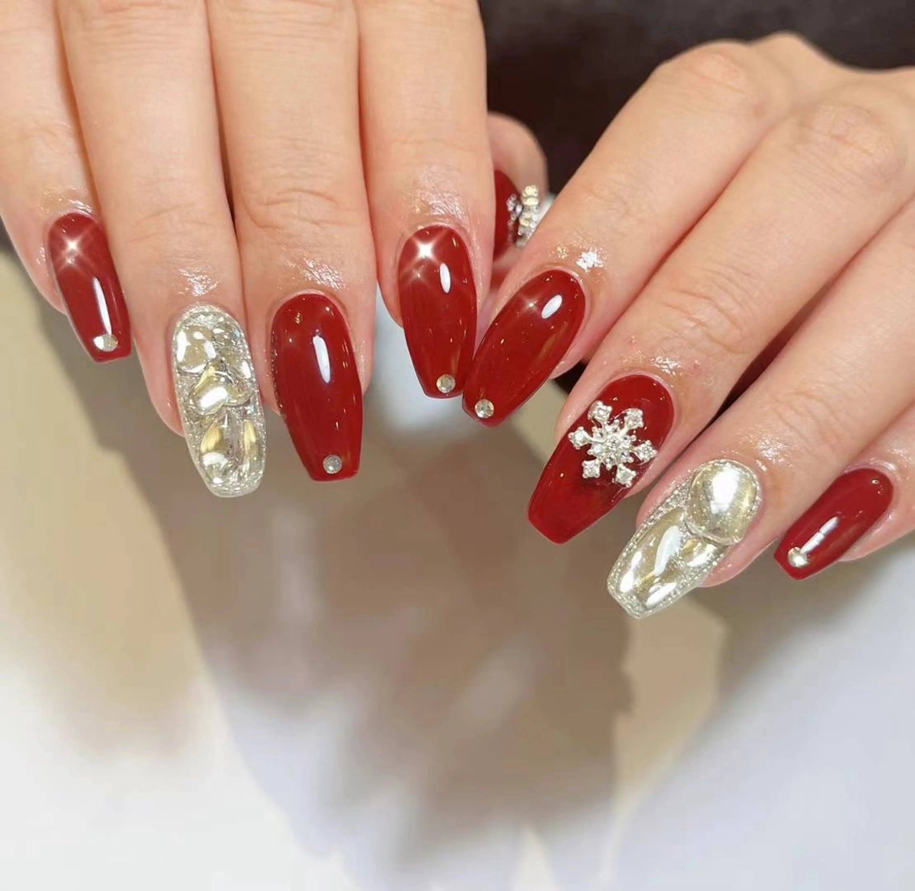 【チップNO.3】🎀長さだし持ち込み(アート2本まで➡️8980￥🎀ソフトジェルオフ無料､新店舗OPEN割引300円の写真