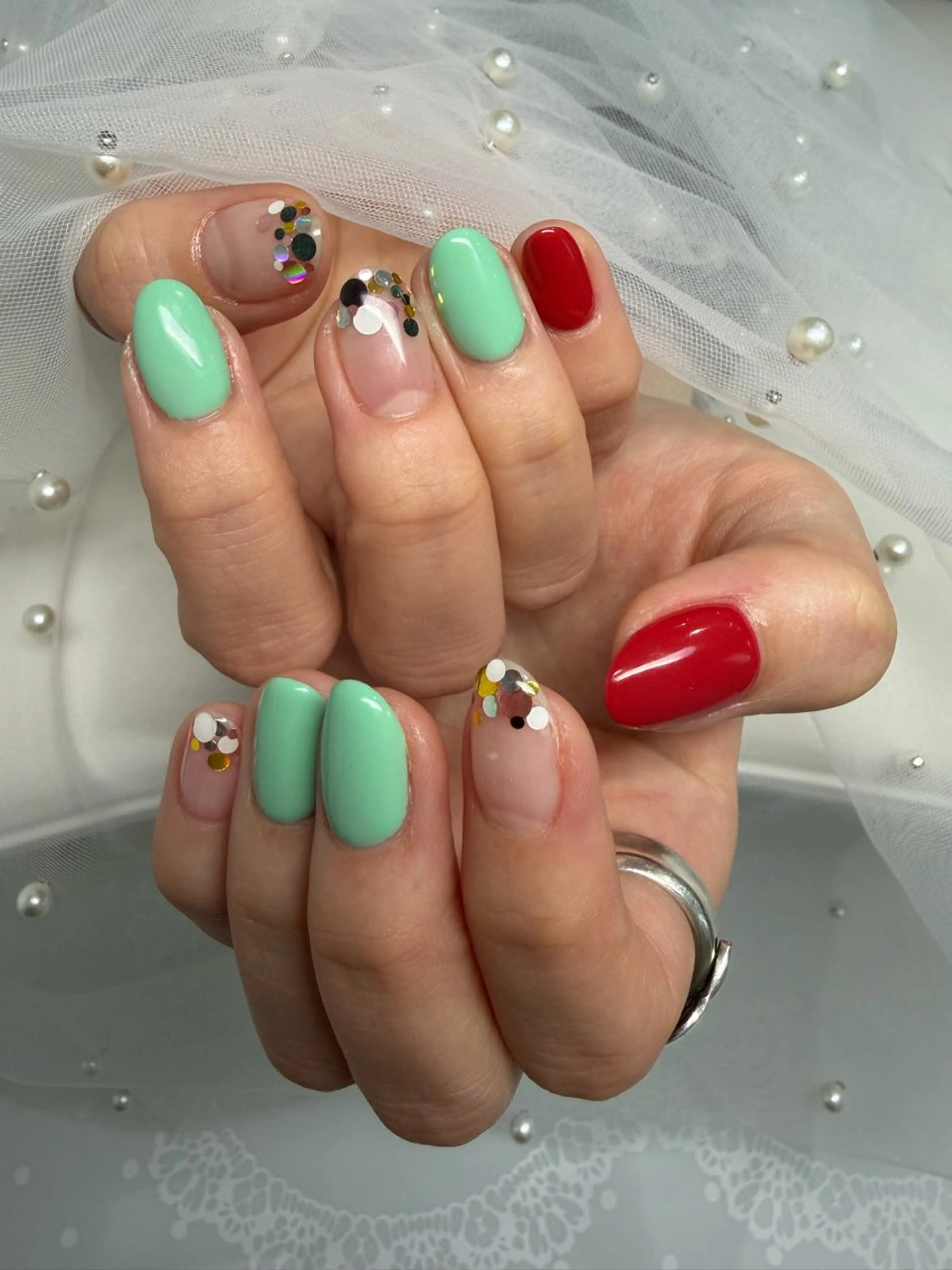 ネイル ハンドネイル Mermaid Nailのネイルデザイン