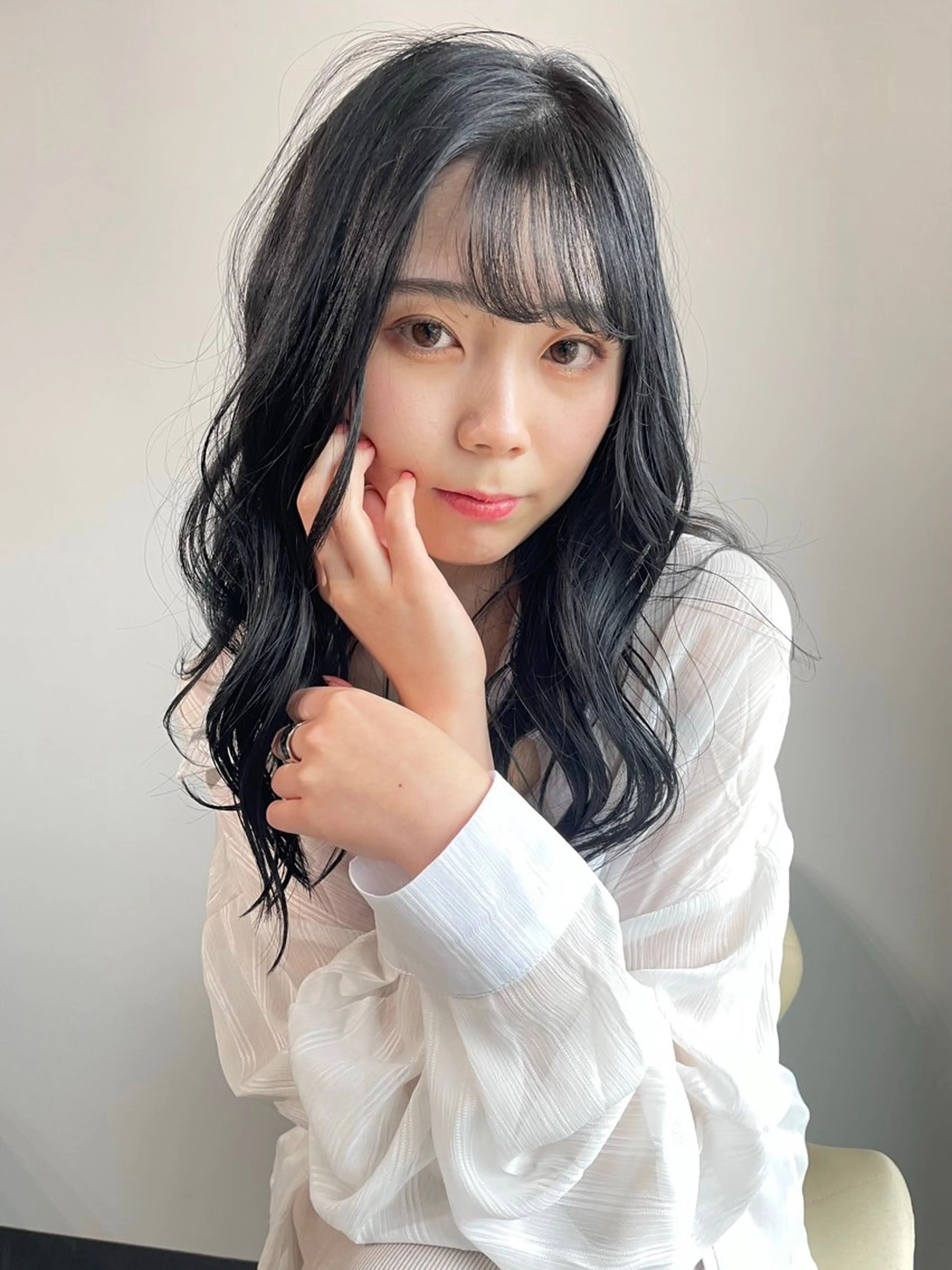 カラー La fith hair ray 札幌店所属・顔まわり/W カラー/リョウのヘアスタイル