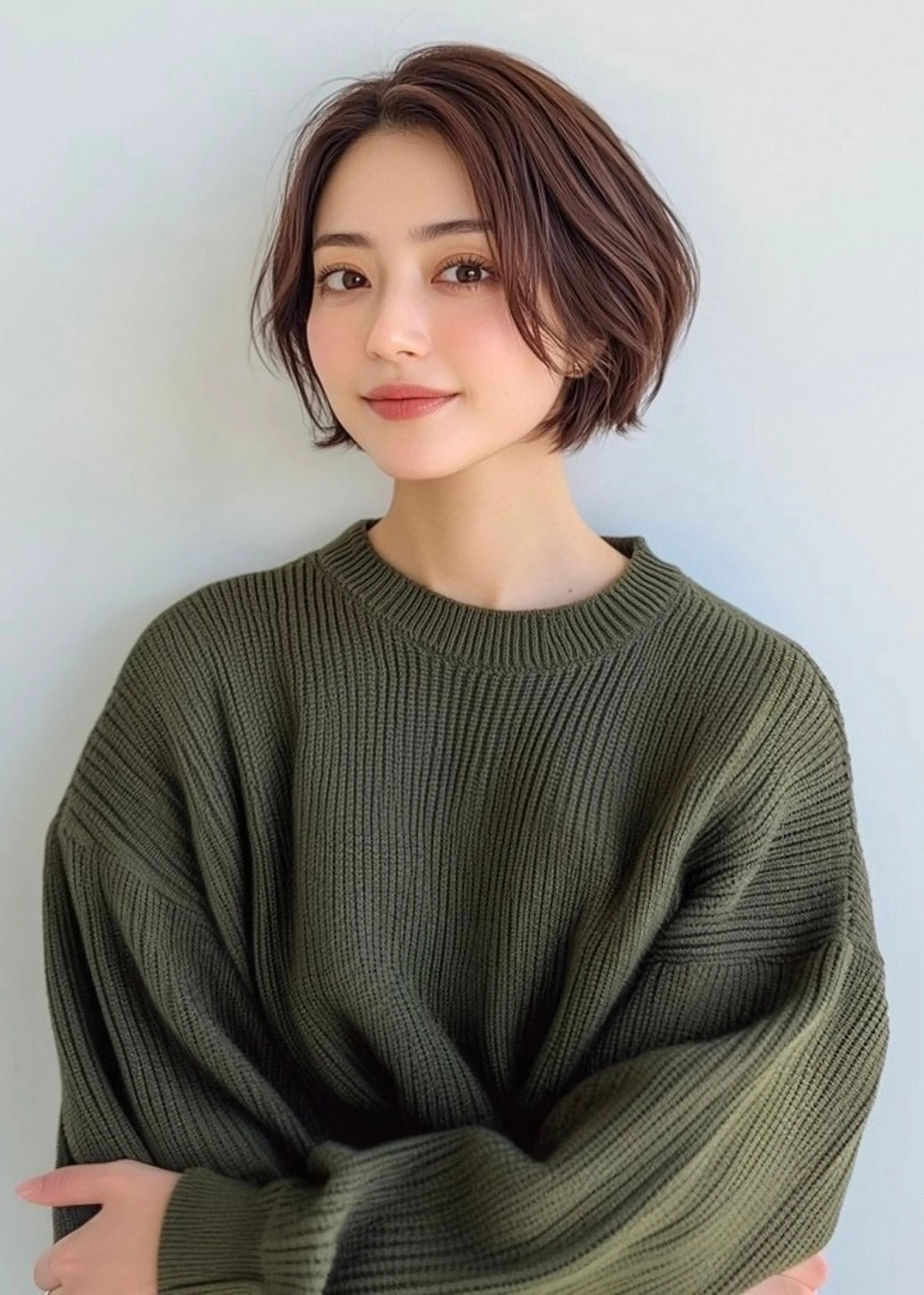ショート 美髪×縮毛矯正 水上真由美😘のヘアスタイル