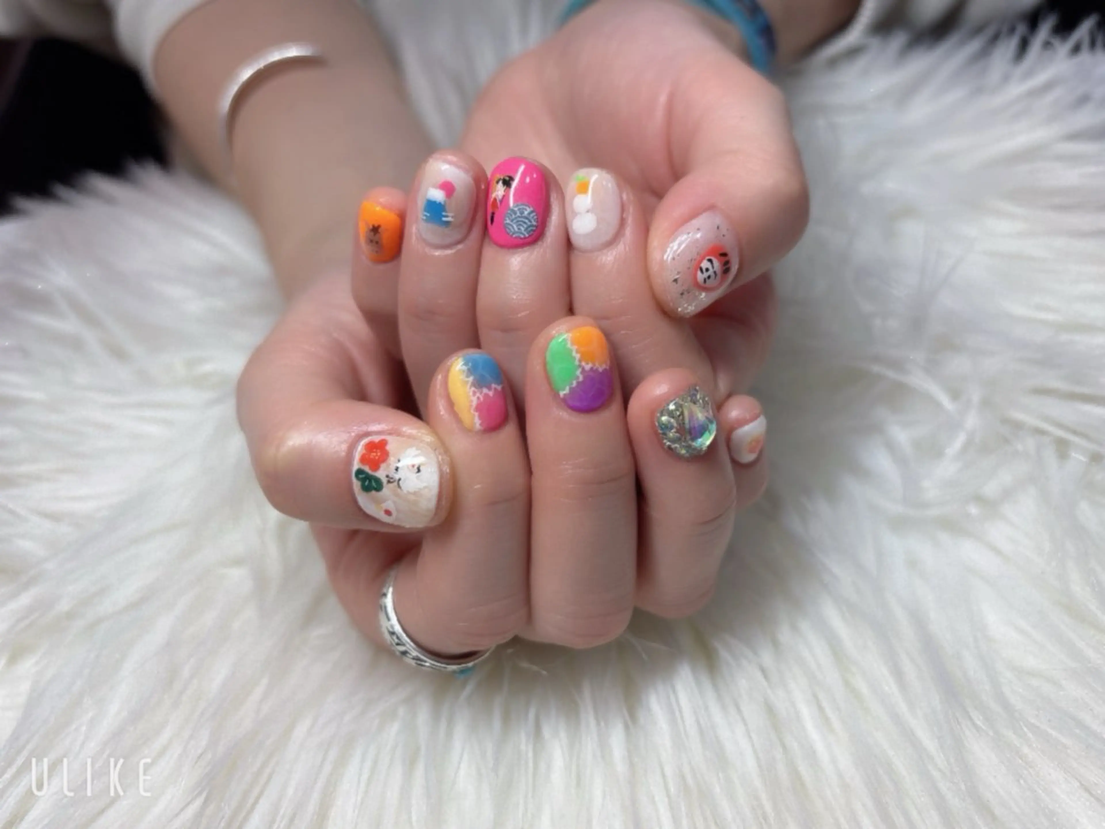 ショート 上野ネイルサロン AILEのネイルデザイン