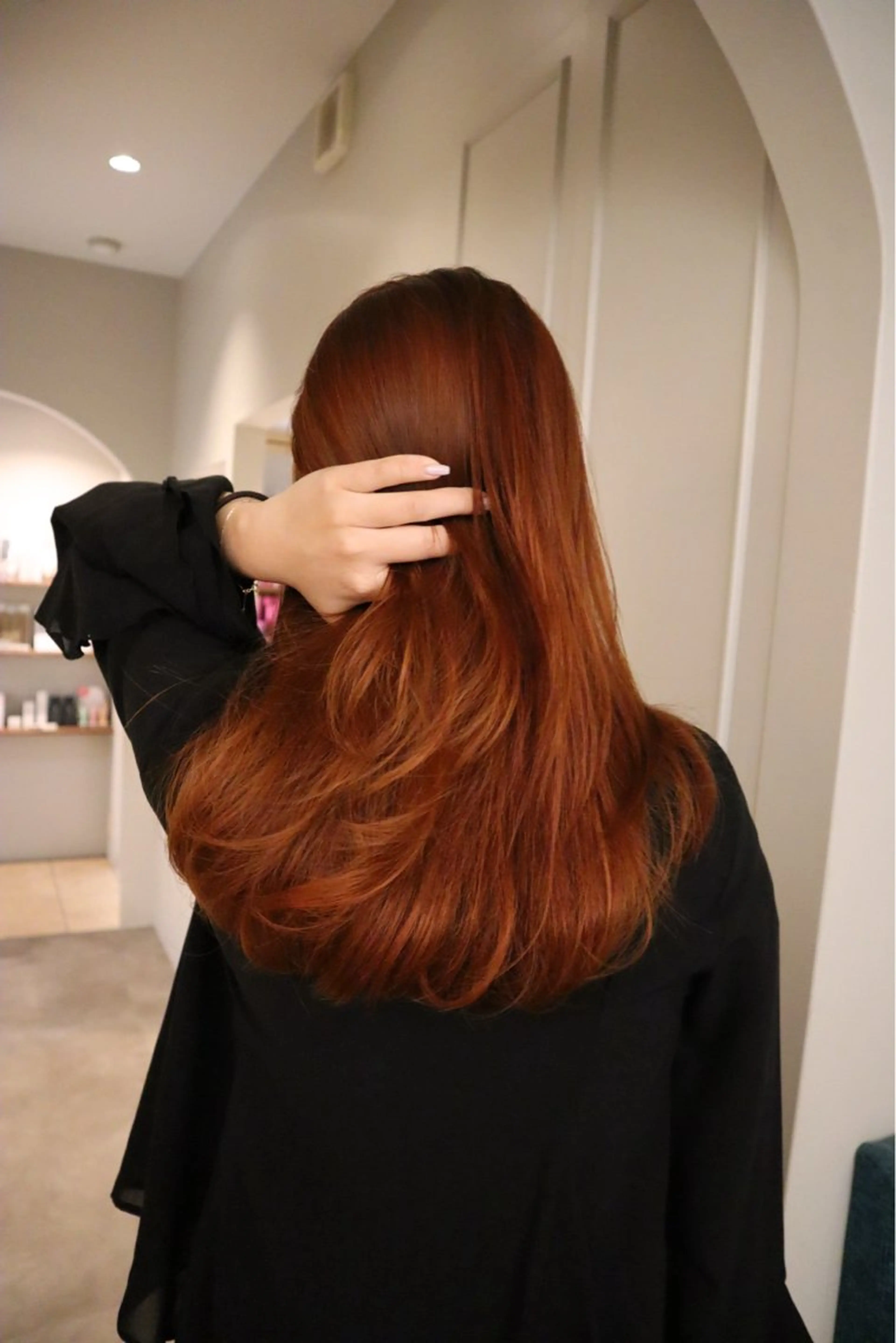 ロング カット ヘアカラー トリートメント 🫧🎀tasty yama🫧🪽のヘアスタイル