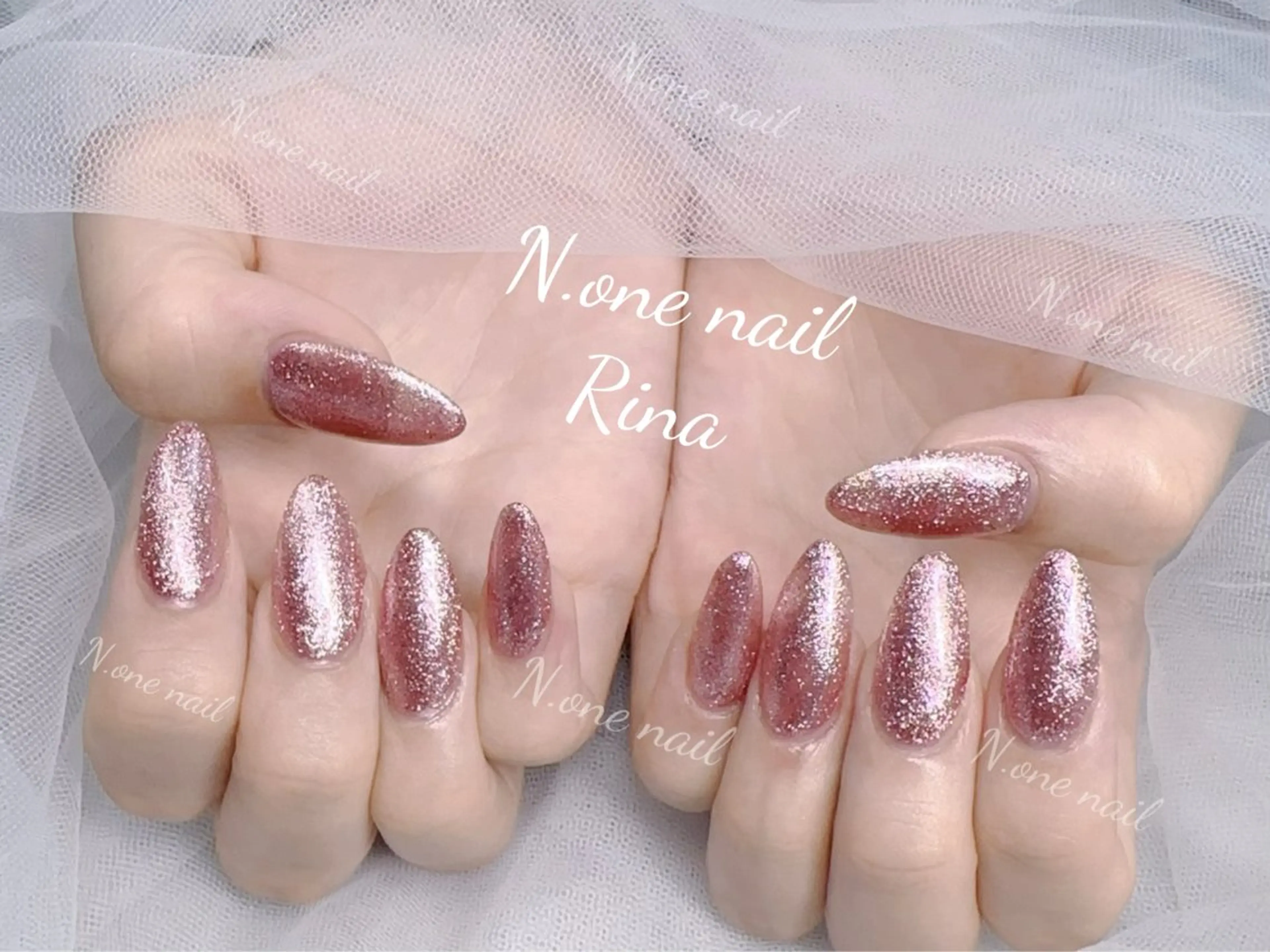 ネイル 長いだし/スカルプ/ パラシェルN.oneのネイルデザイン