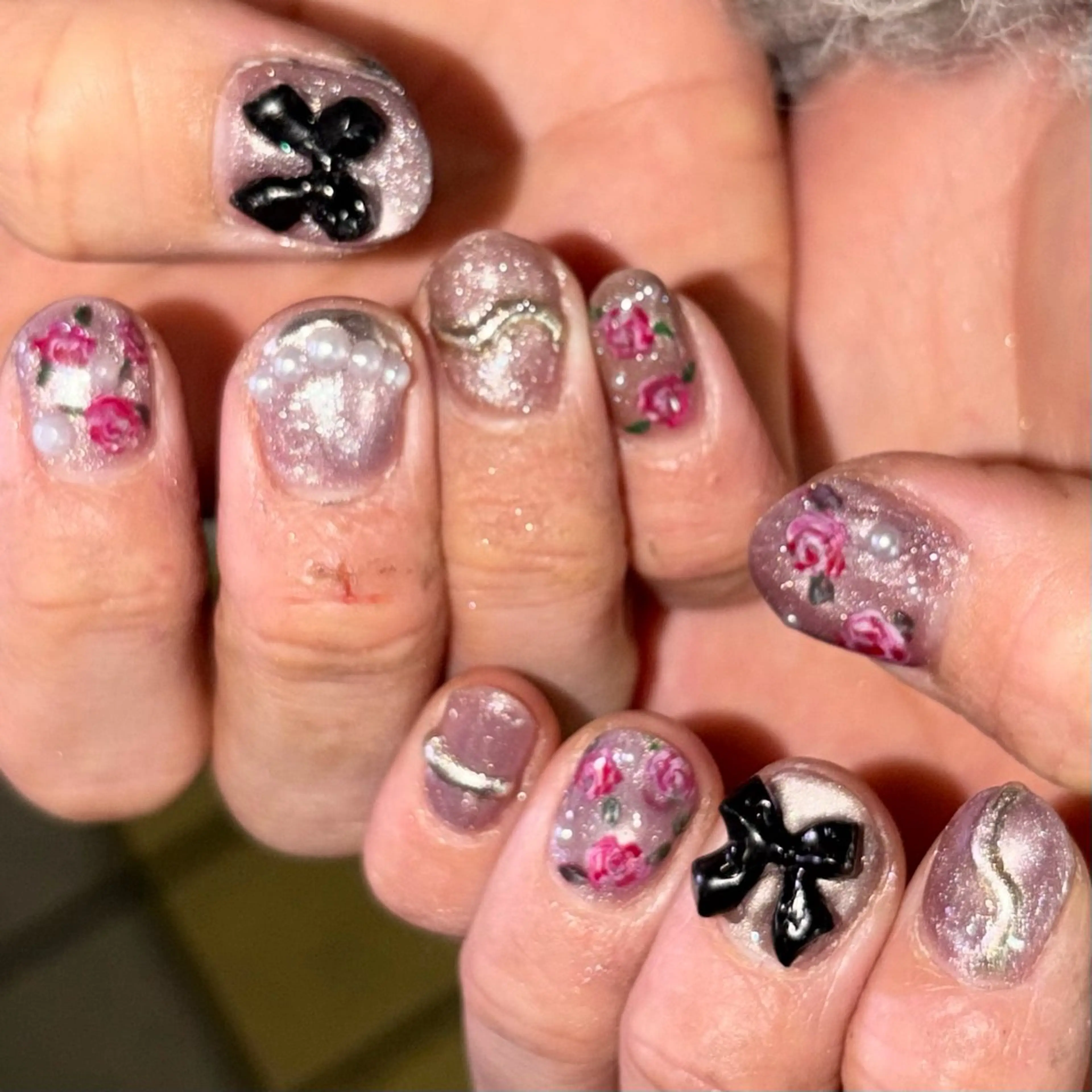 ネイル ハンドネイル ハイトーン/ ネイル💅まりなのヘアスタイル