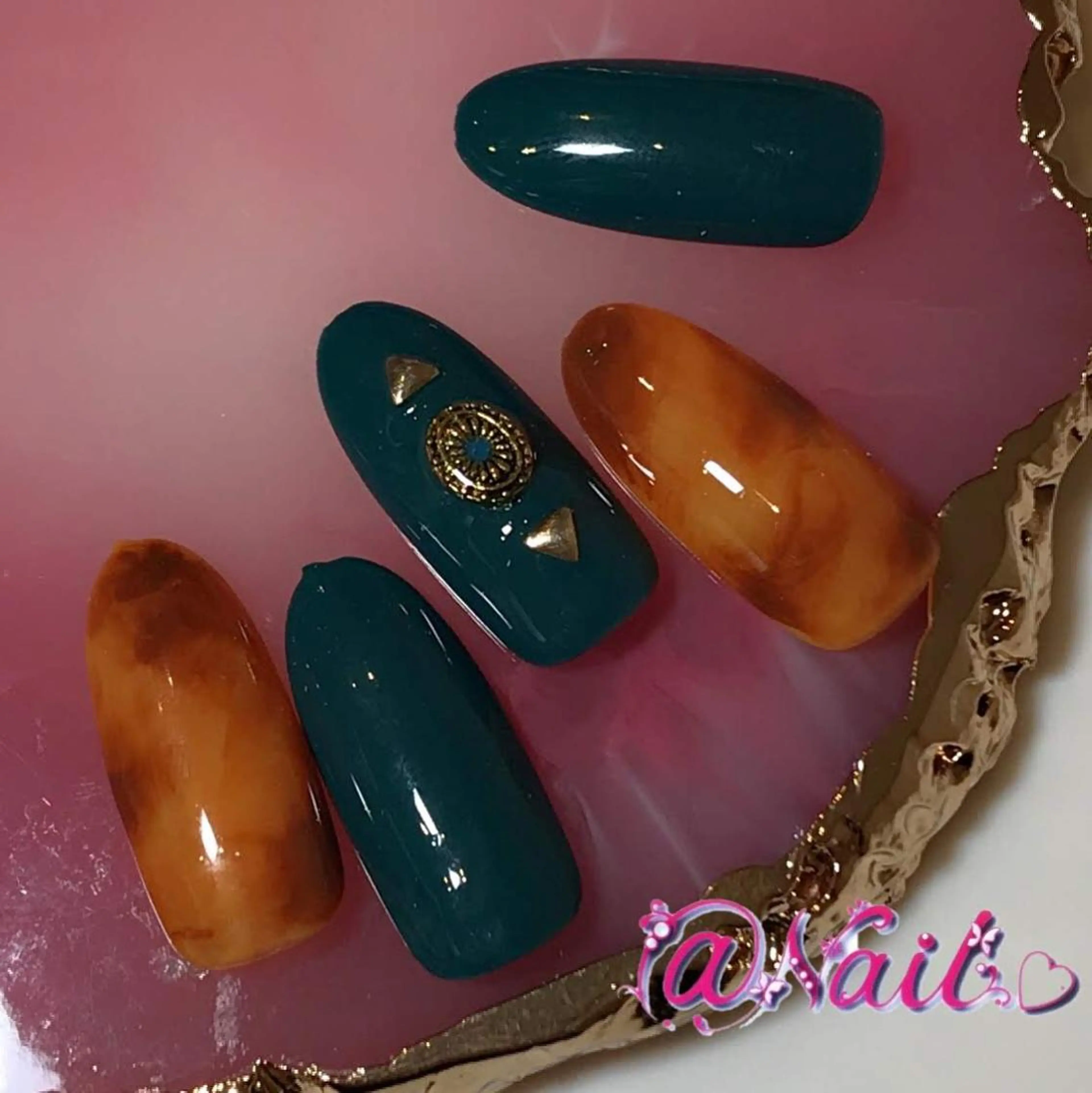 ネイル ネイルチップ 小尾 栞のネイルデザイン