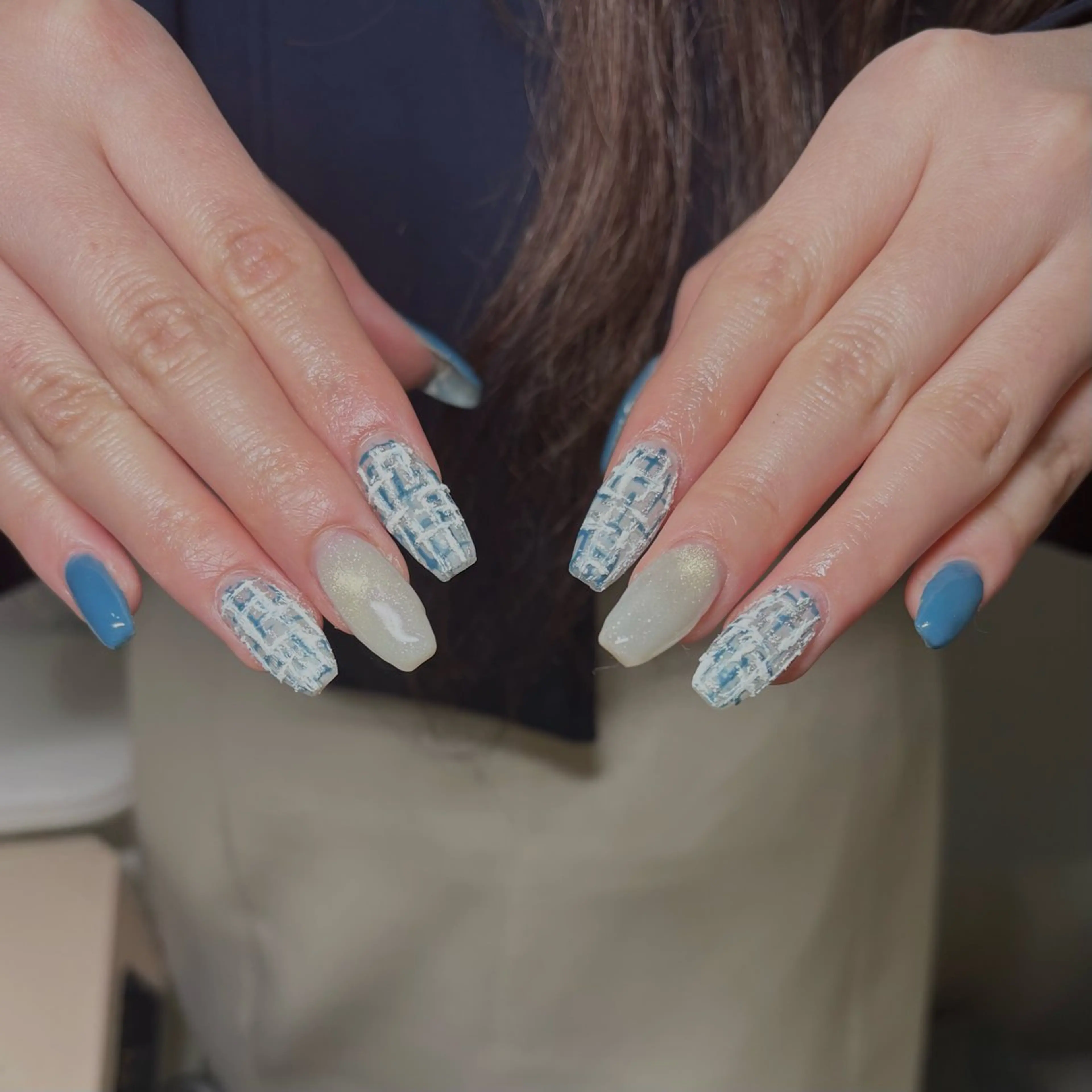ネイル ツイードネイル ハンドネイル Nail salon topaz所属・Nail salon topazのネイルデザイン