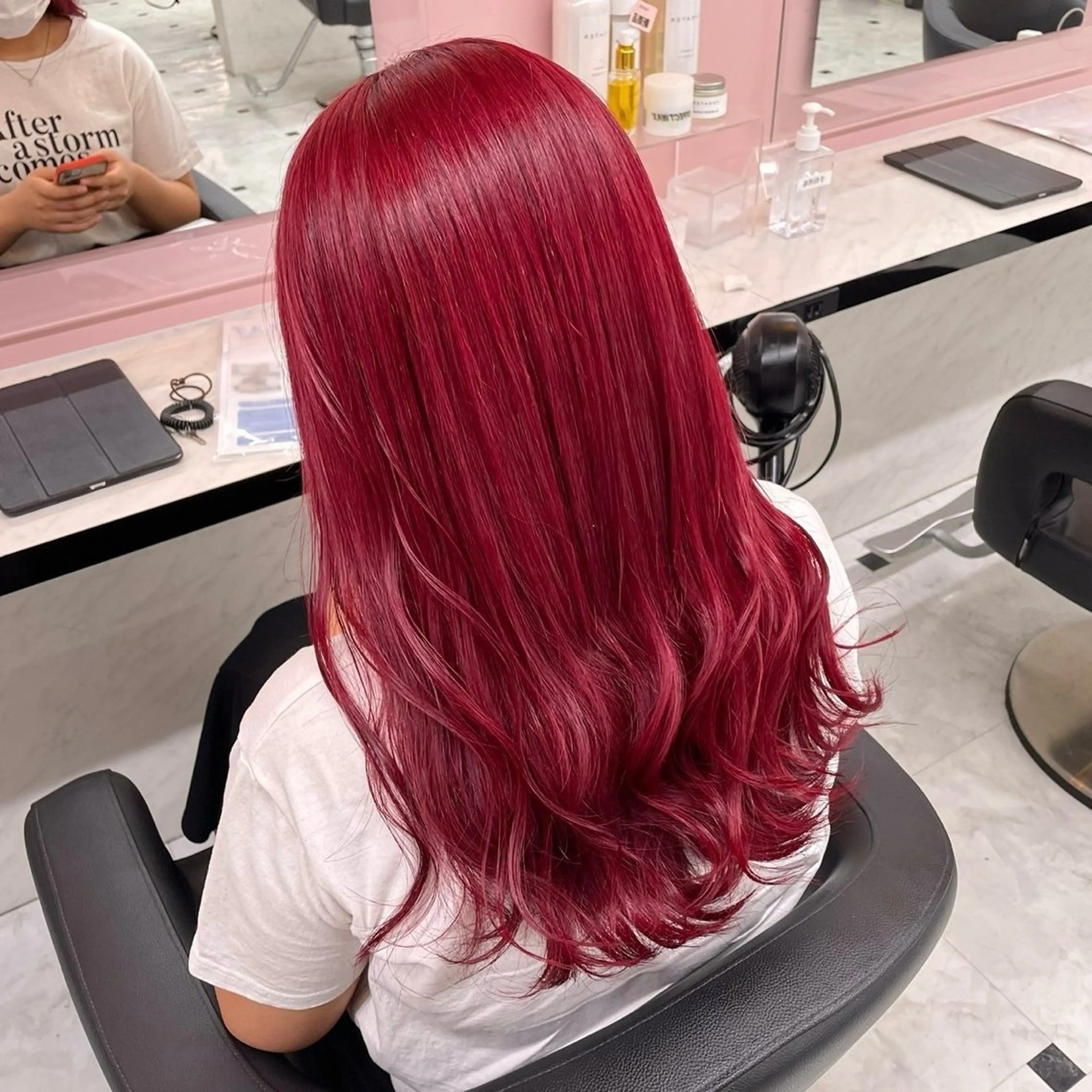 ロング カラー ヘアカラー トリートメント 【ﾐﾆﾓSALE】透 ける艶髪♡ストレートのヘアスタイル