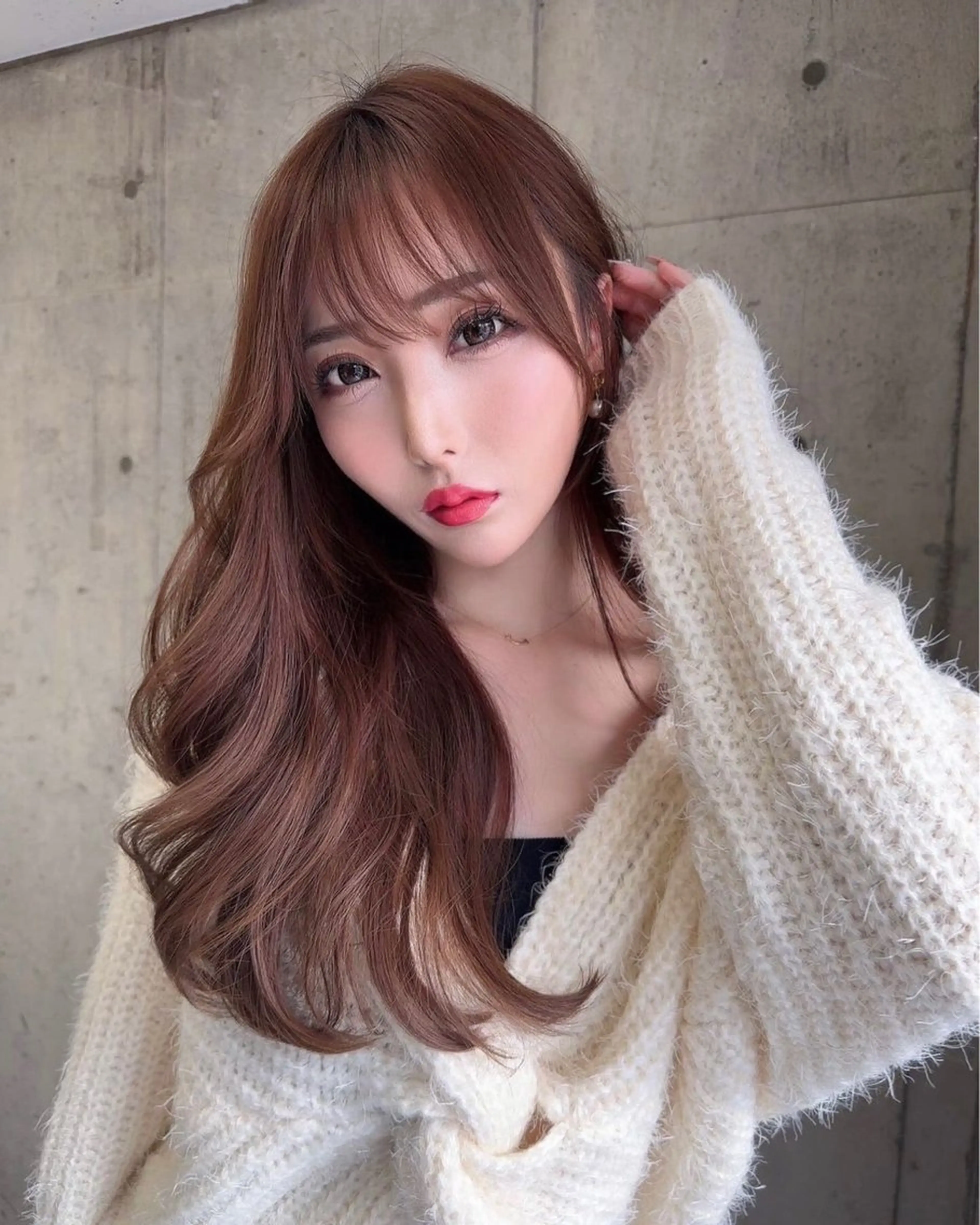 ロング カラー バレイヤージュ ブリーチ ケアブリーチ ダブルカラー グラデーションカラー 美髪/カラー 美容院🌈渡辺隼也のヘアスタイル