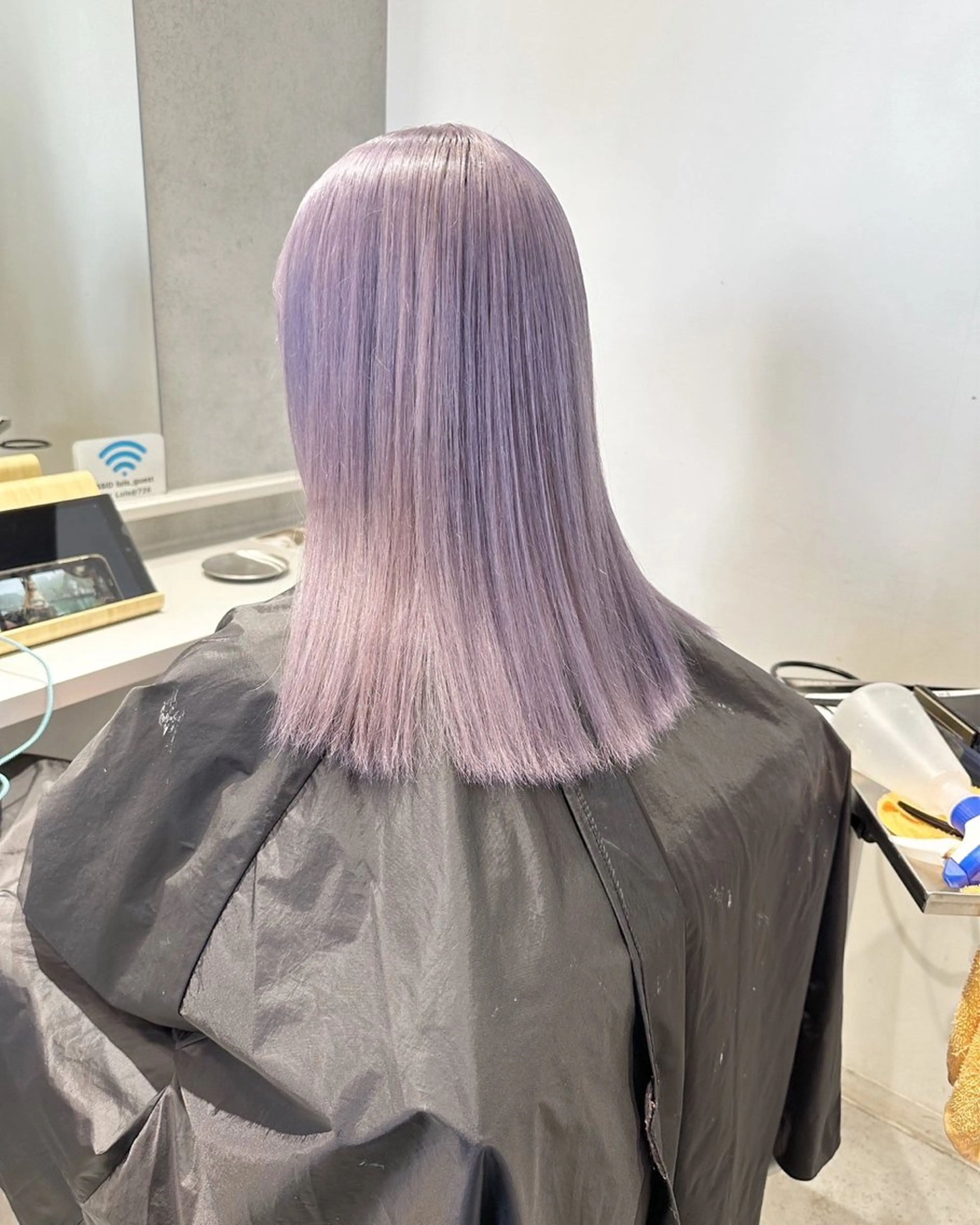 セミロング ai 梅田/暖色カラーのヘアスタイル