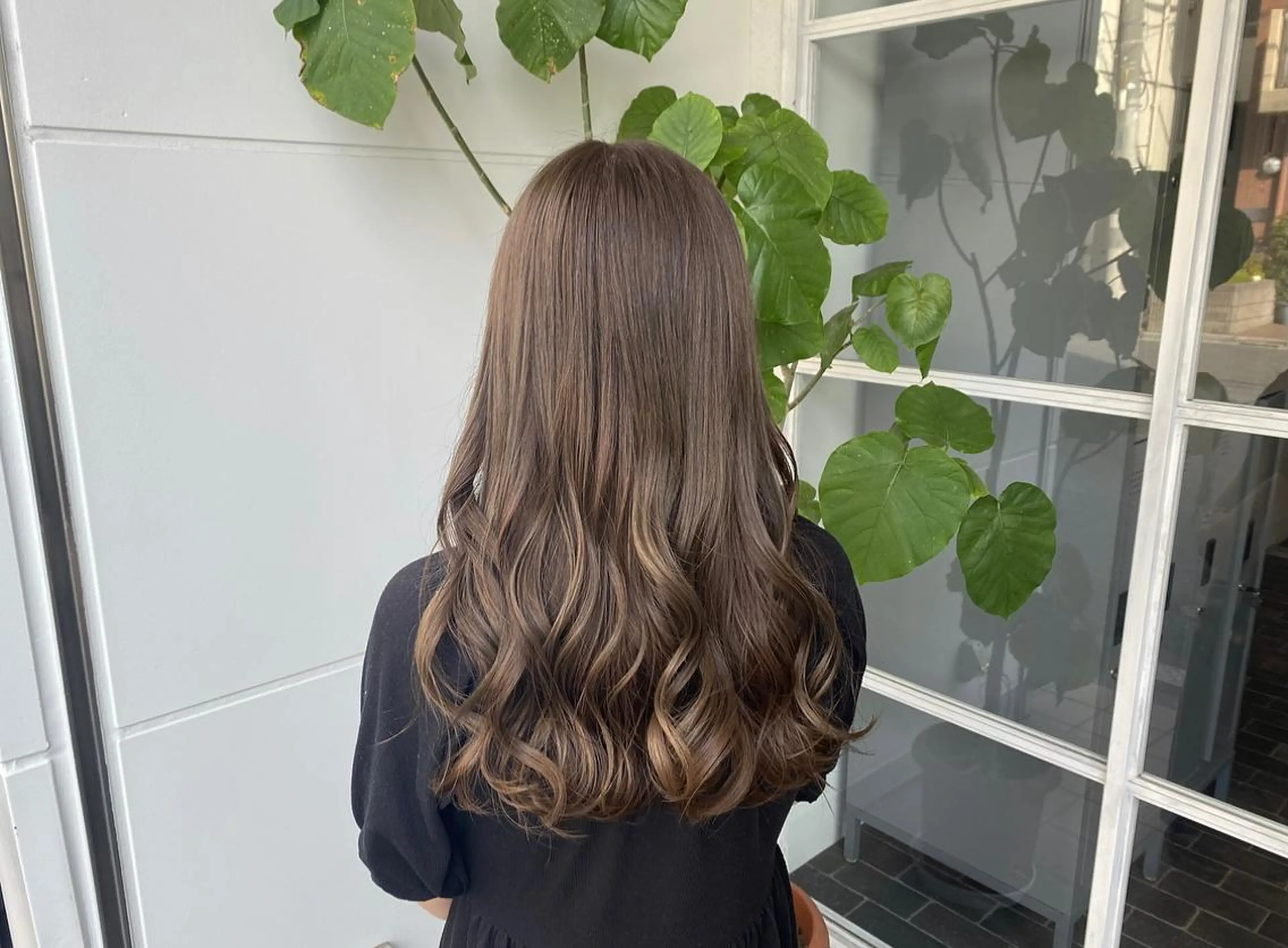 ロング たなか もえなのヘアスタイル