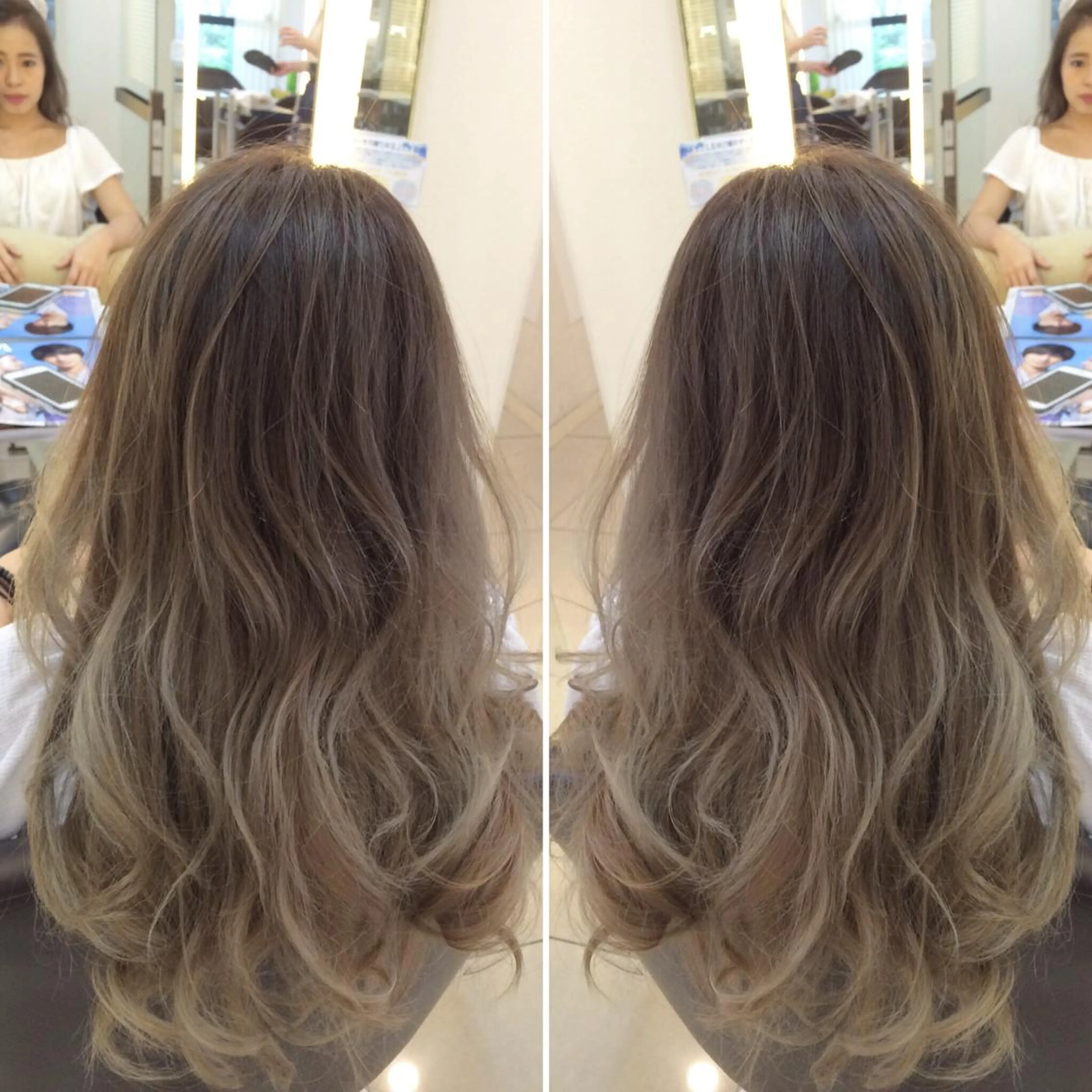 ロング カラー グラデーションカラー 似合わせ／代表 髪質改善/山田将大のヘアスタイル