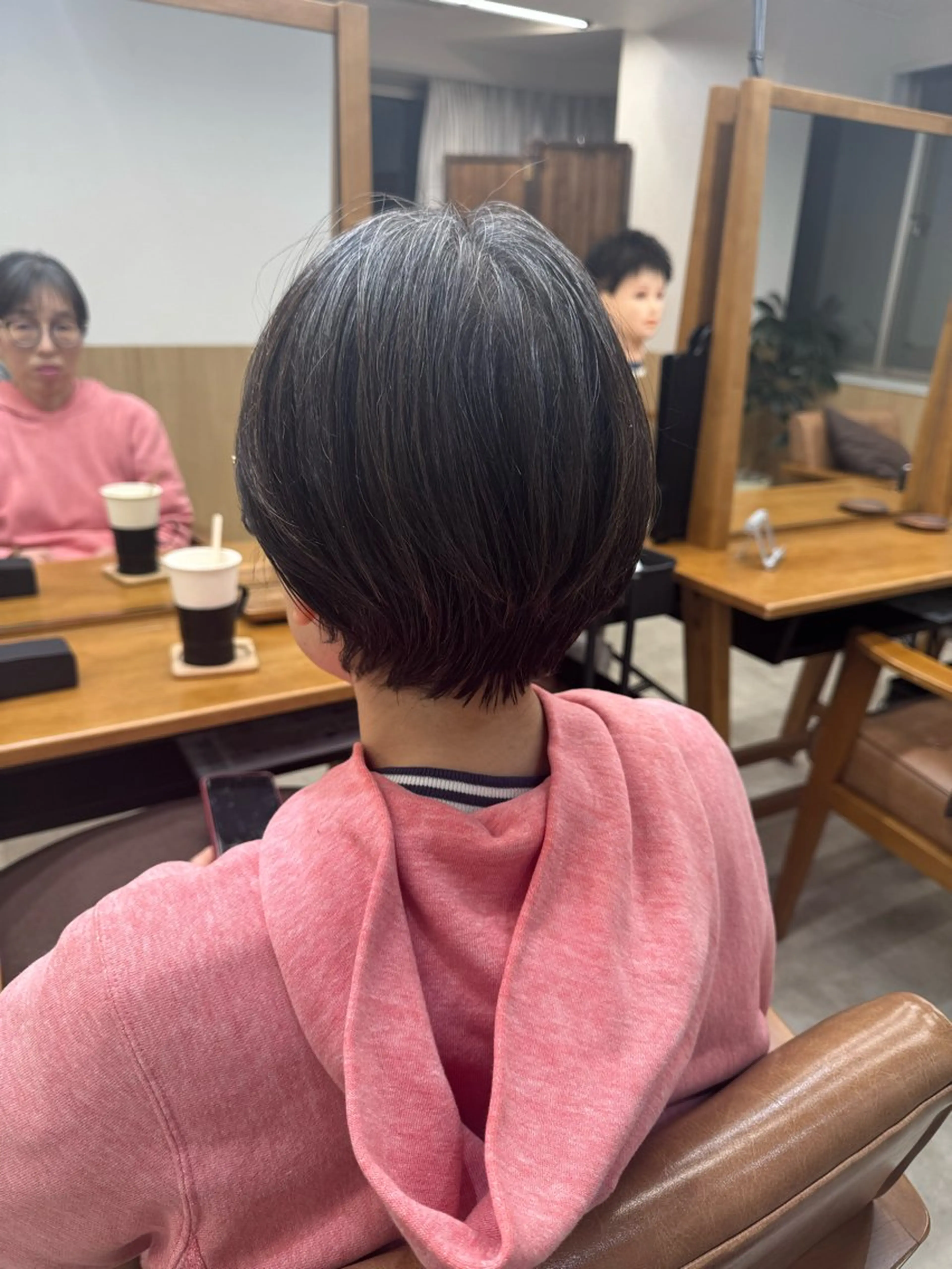 ショート カット 縮毛矯正 似合わせのプロ🌿 ショート/銀座/れんのヘアスタイル