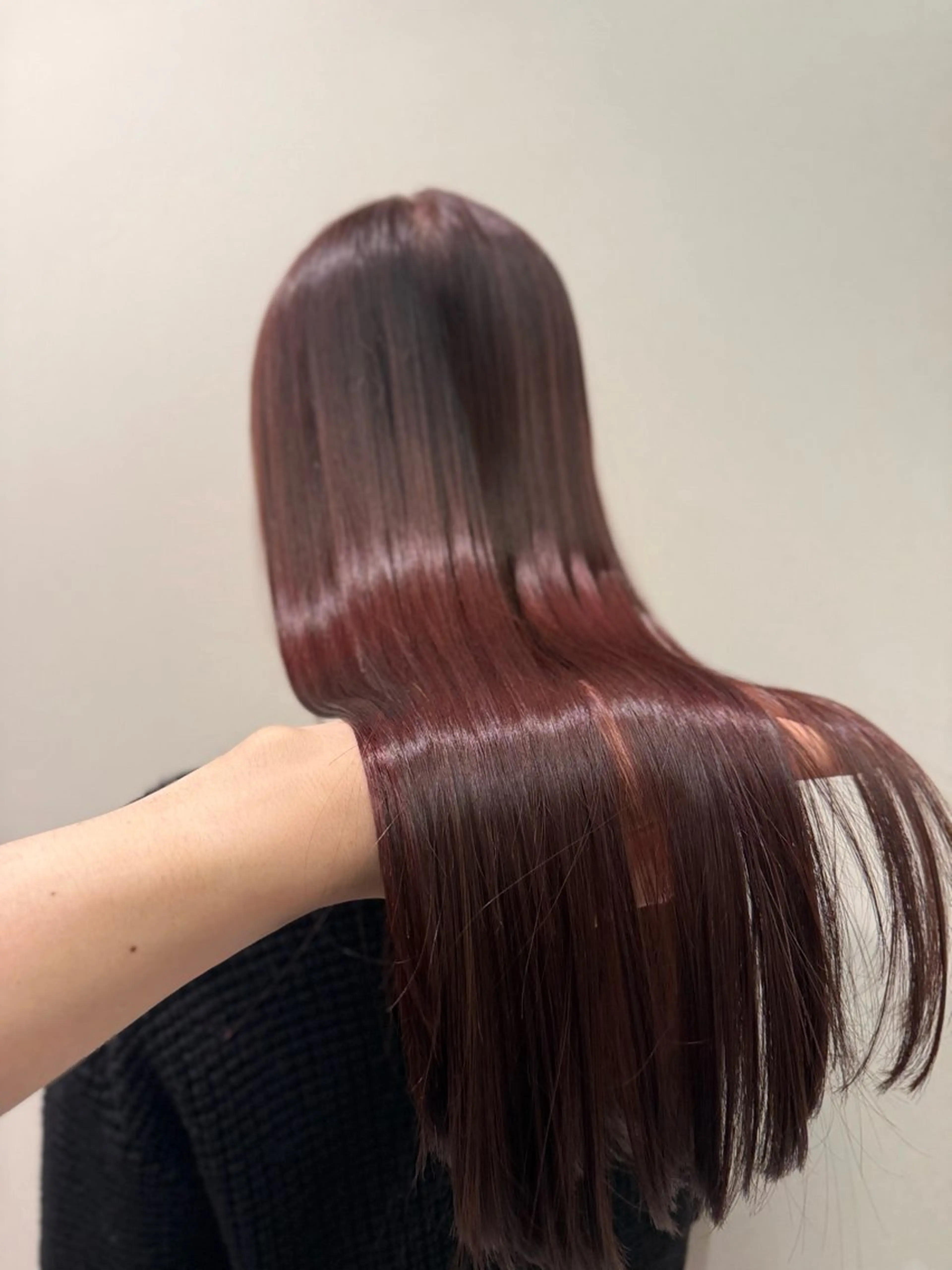 ロング 髪質改善 トリートメント 艶髪カラー& トリートメント　松村のヘアスタイル